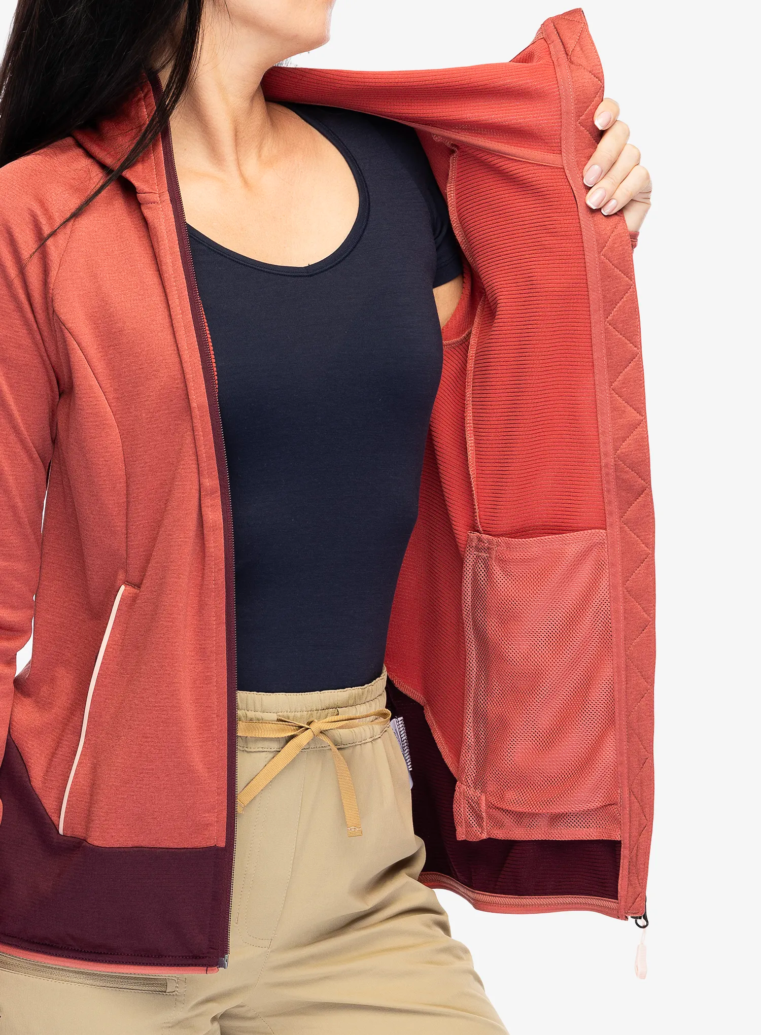 Кофта флісова жіноча Vaude Tekoa Fleece Jacket II - brick