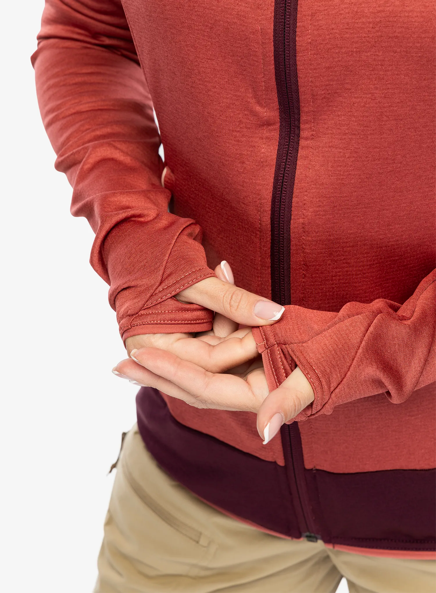 Кофта флісова жіноча Vaude Tekoa Fleece Jacket II - brick