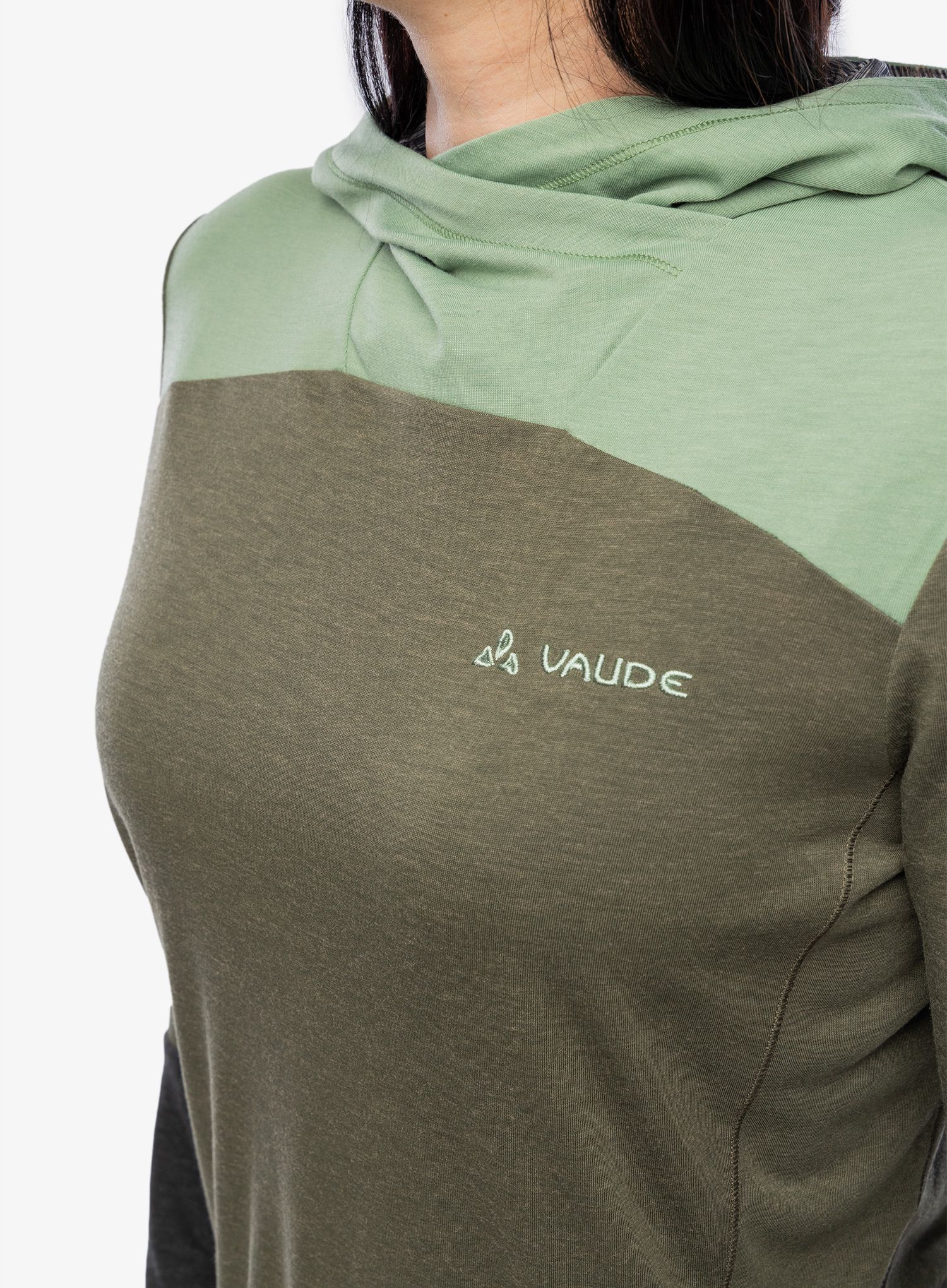 Кофта з каптуром жіноча Vaude Tremalzo LS Shirt - khaki