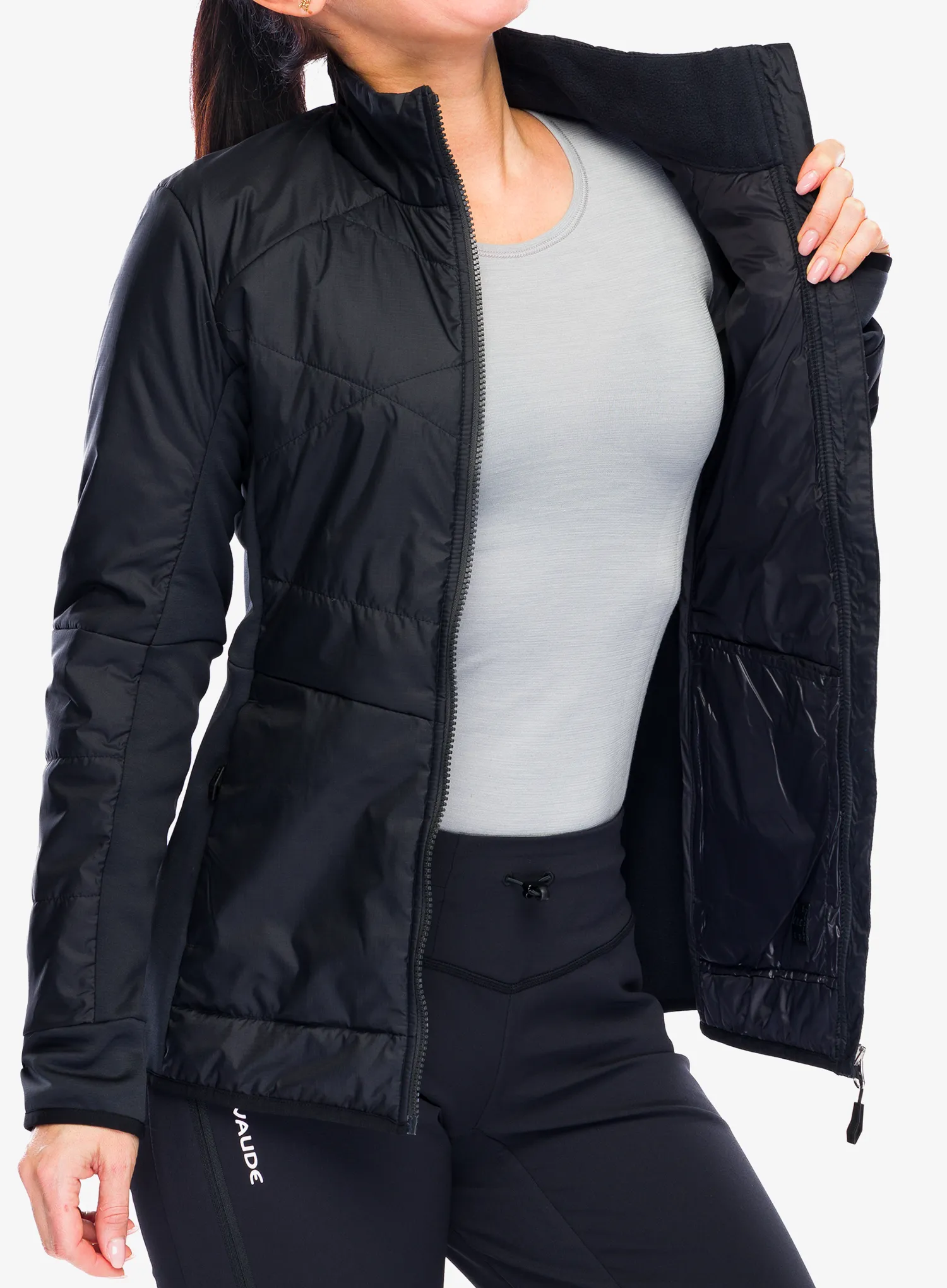 Куртка гібридна жіноча Vaude Valsorda Hybrid Jacket - black