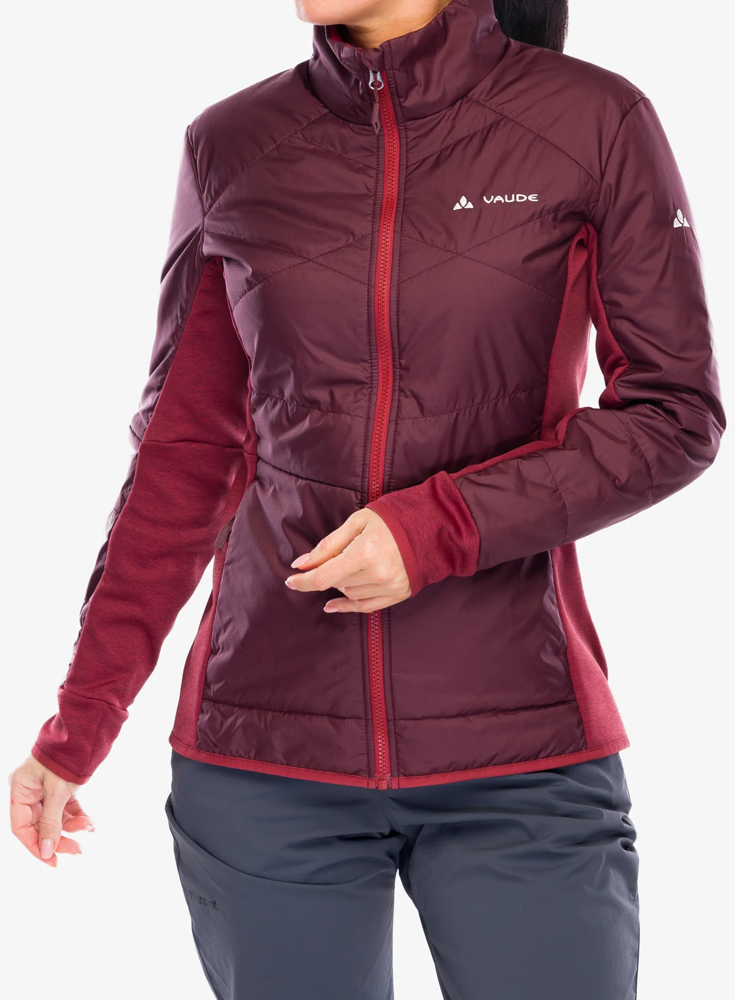 Куртка гібридна жіноча Vaude Valsorda Hybrid Jacket - dark oak