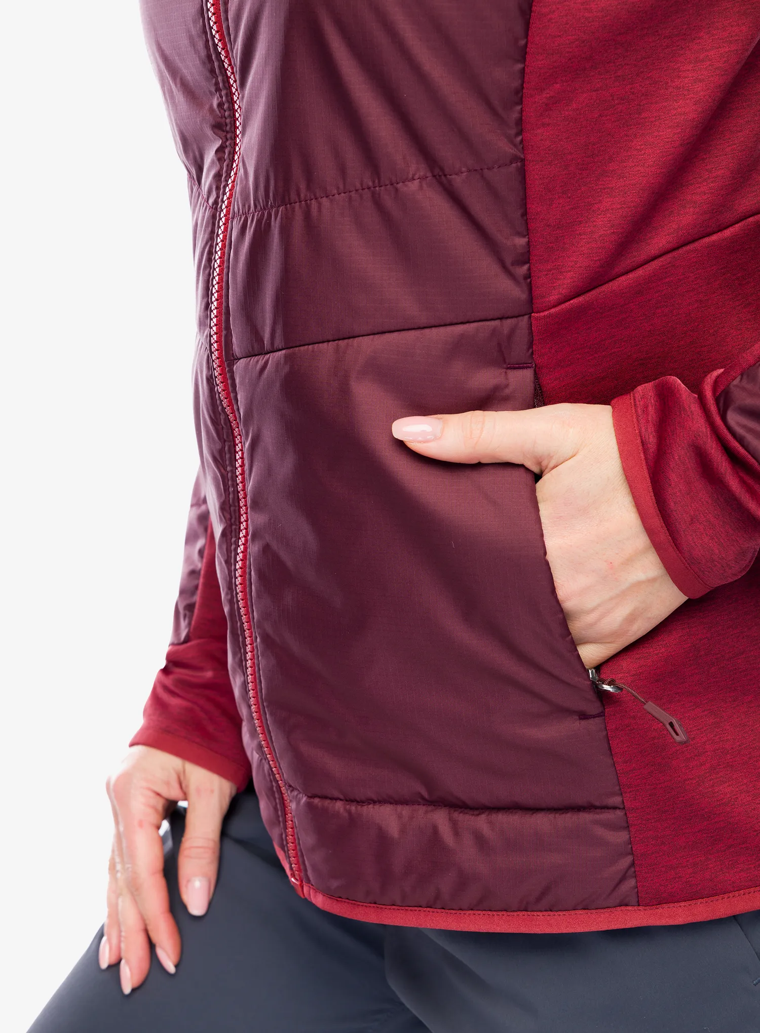 Куртка гібридна жіноча Vaude Valsorda Hybrid Jacket - dark oak