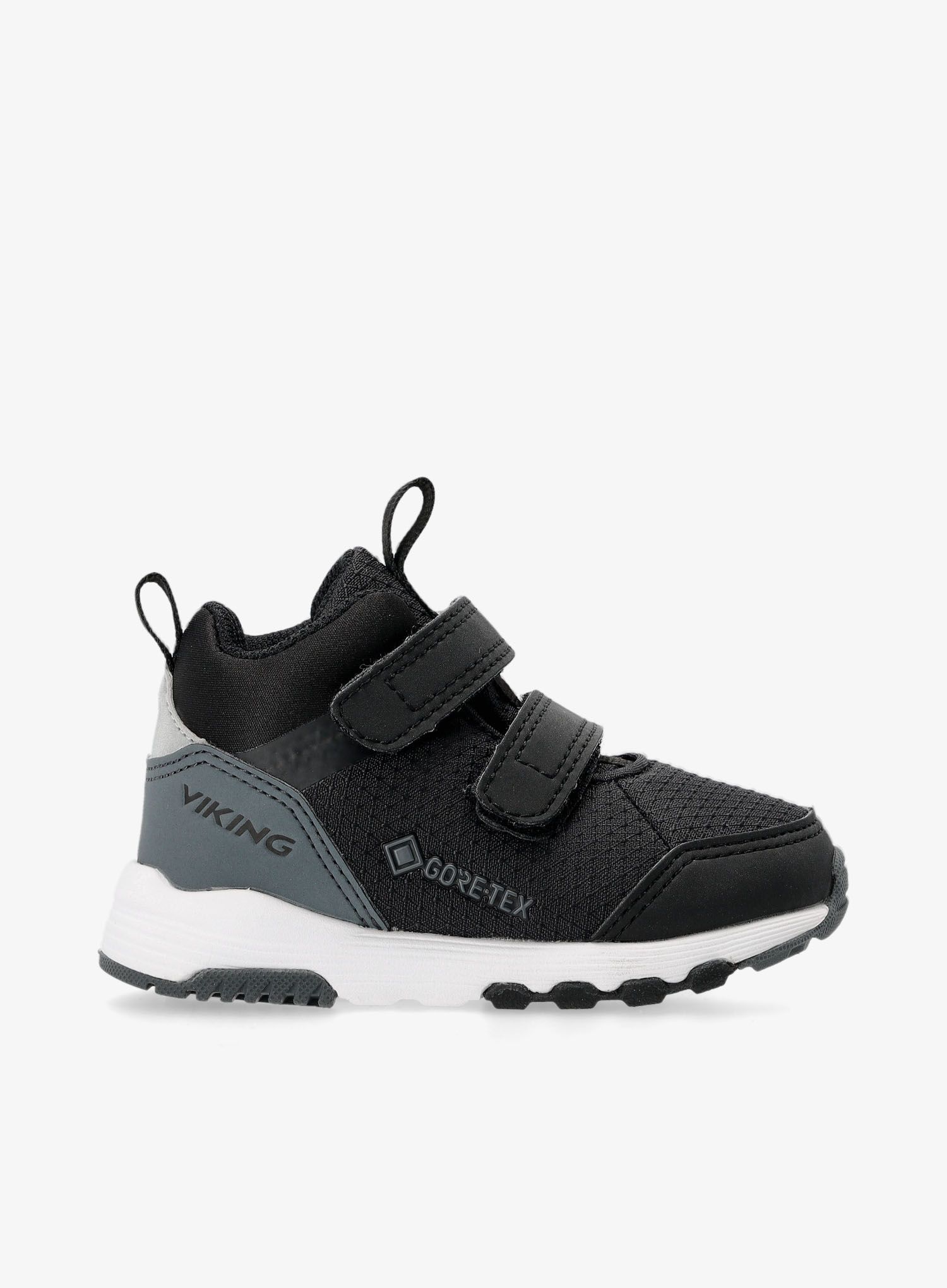 Черевики дитячі Viking Etne Mid GTX 2V - black/grey