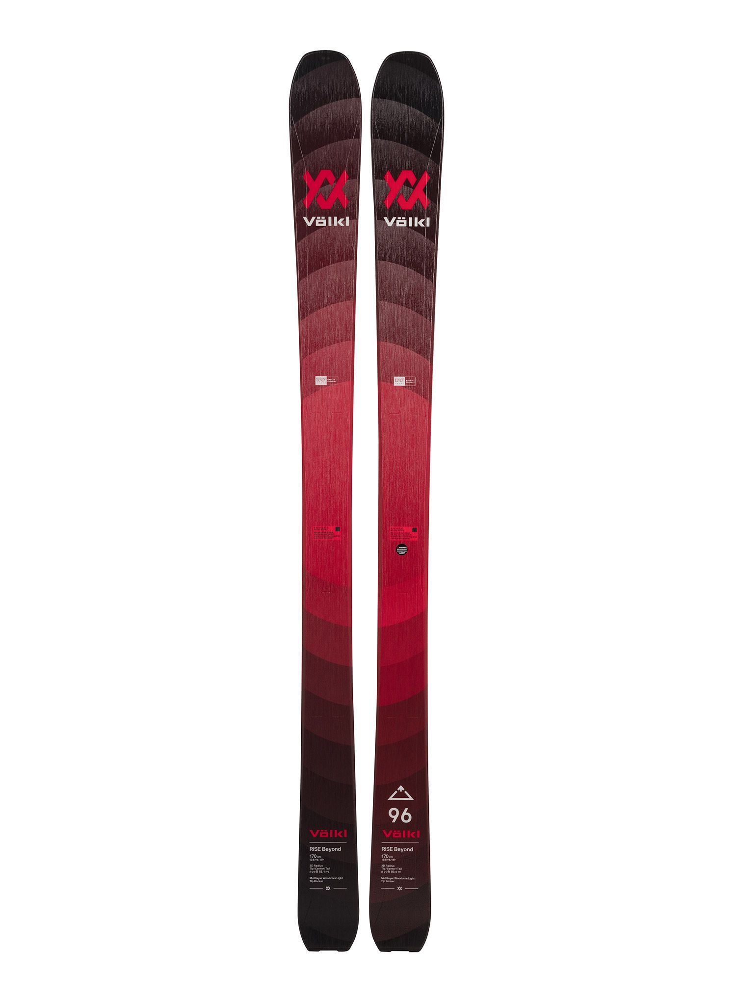 Лижі скітурингові Volkl Rise Beyond 96 Flat