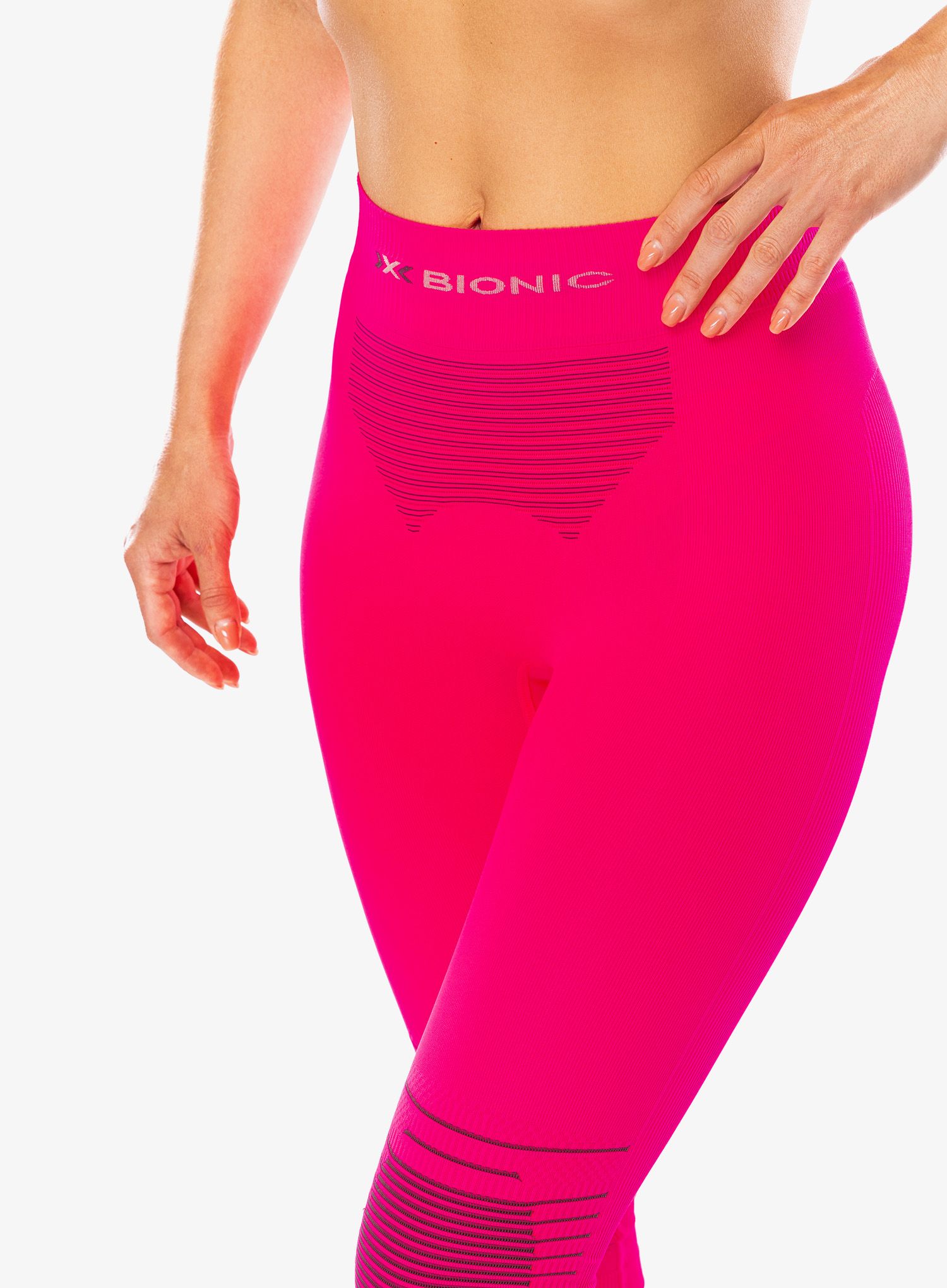 Термолегінси жіночі X-Bionic Energizer 4.0 Pants 3/4 - flamingo/anthracite