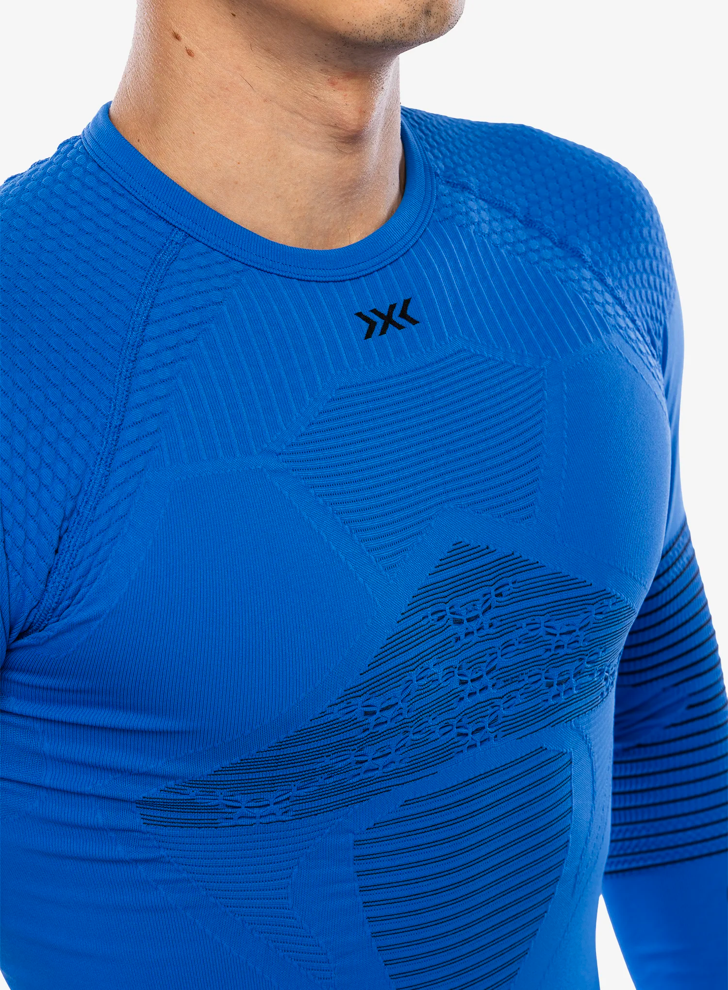 Термокофта X-Bionic Energizer 4.0 Shirt Round Neck - blossom blue/black