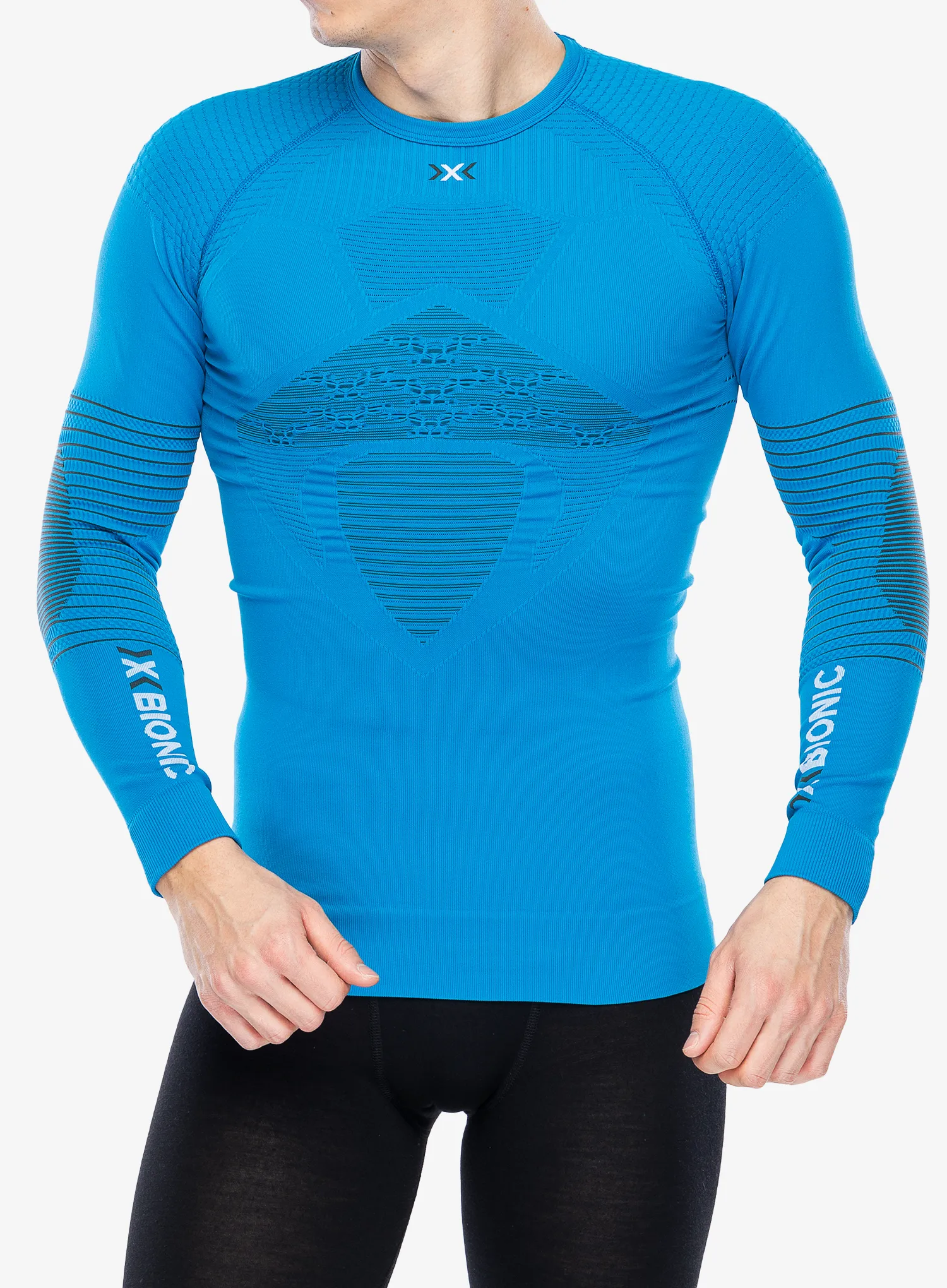 Термокофта X-Bionic Energizer 4.0 Shirt Round Neck - teal blue/anthracite