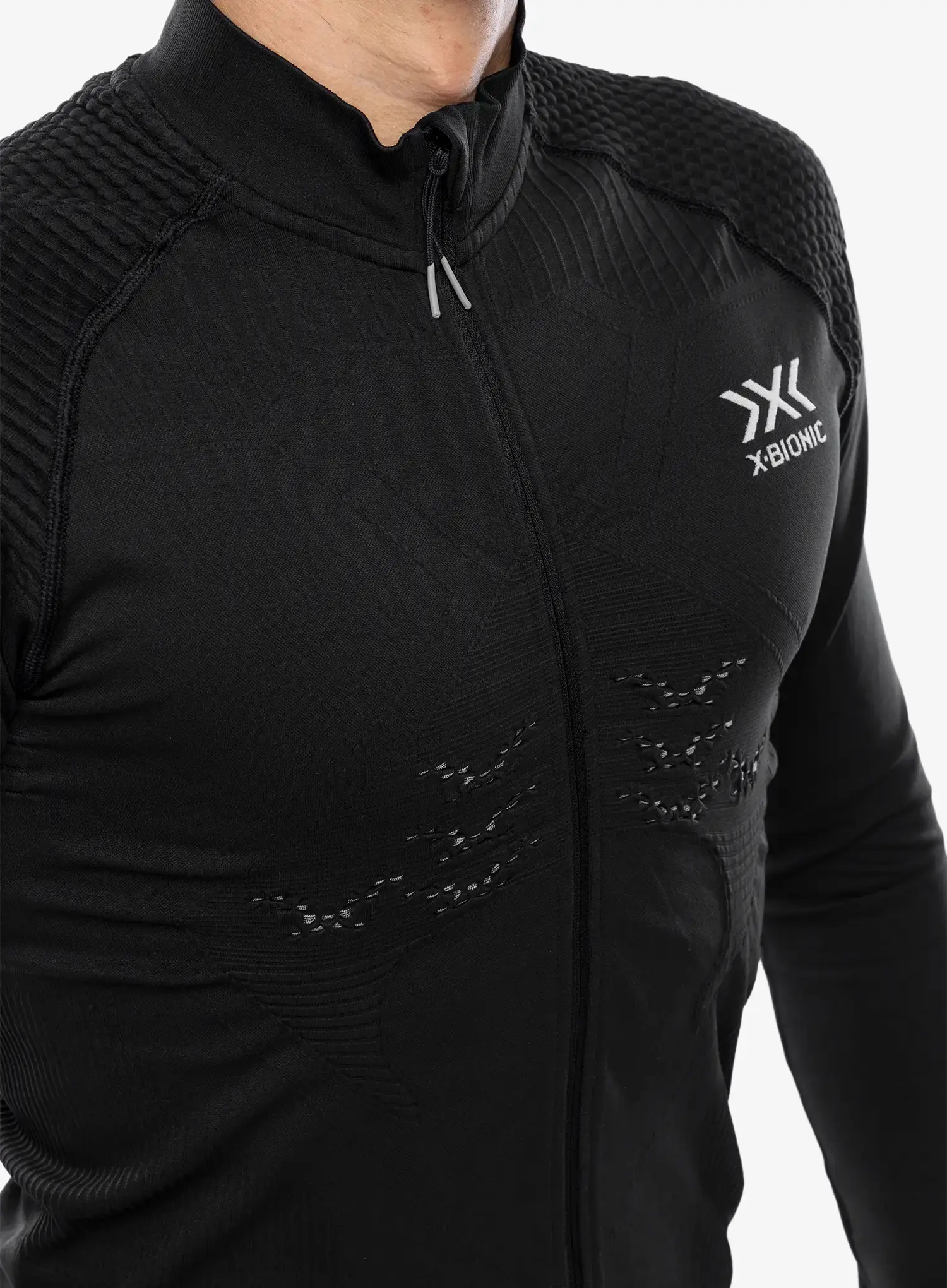 Кофта на замку X-Bionic Energizer 4.0 Transmission Layer Full Zip - opal black/arctic white