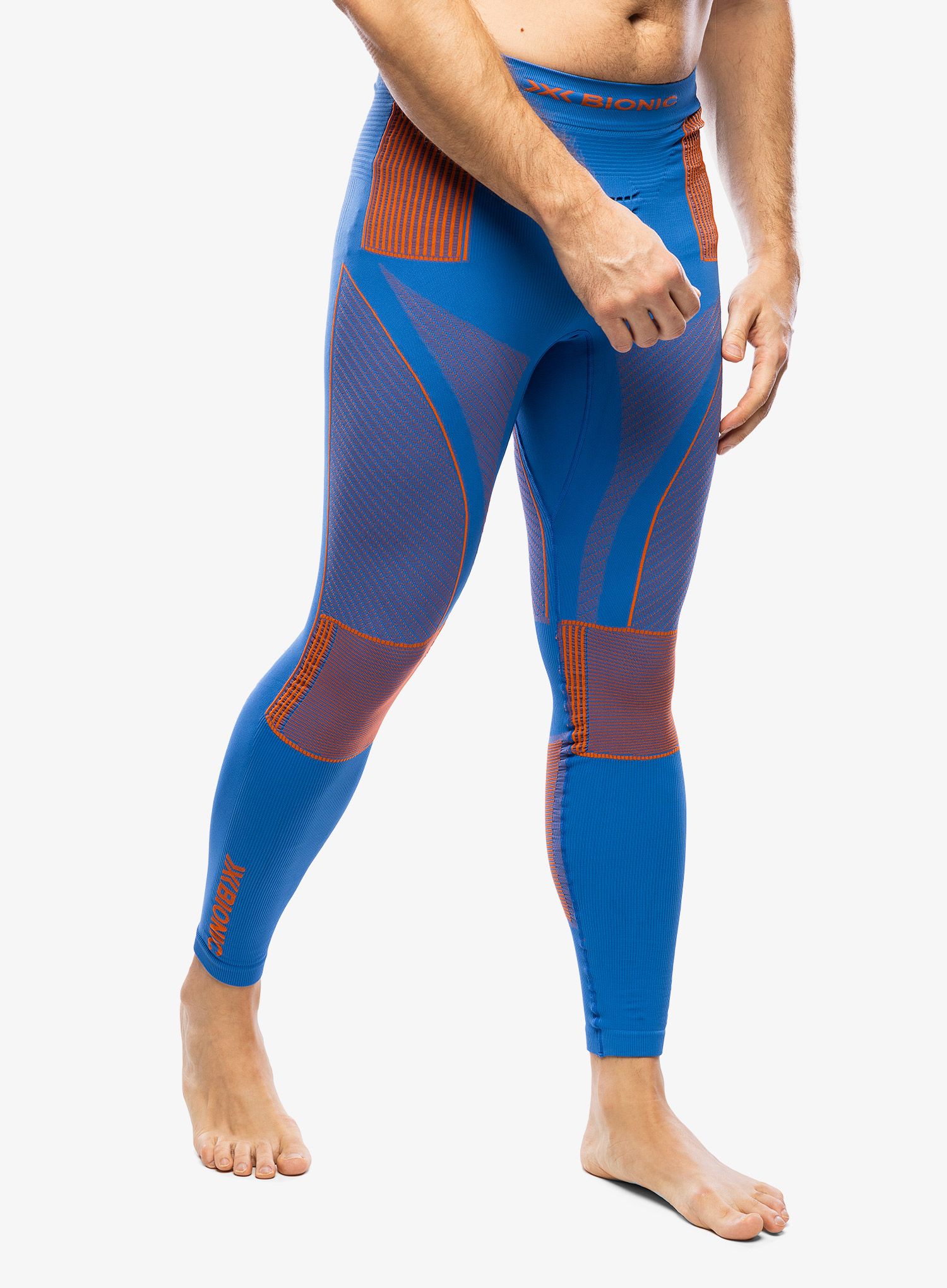 Термолегінси X-Bionic Energy Accumulator 4.0 - blue/vibrant orange