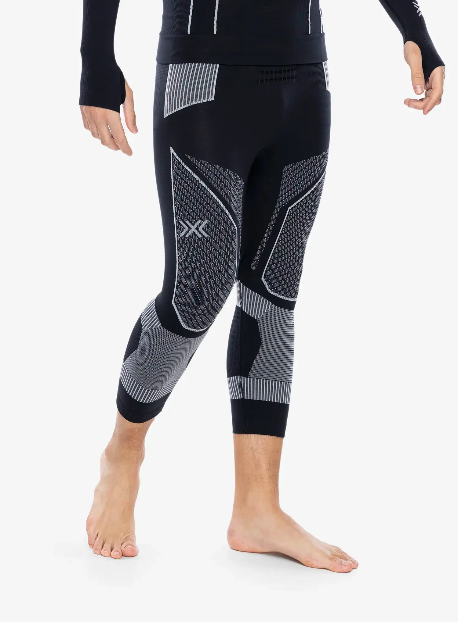 Термолегінси X-Bionic Energy Accumulator Light Pants 3/4 - x black/light grey