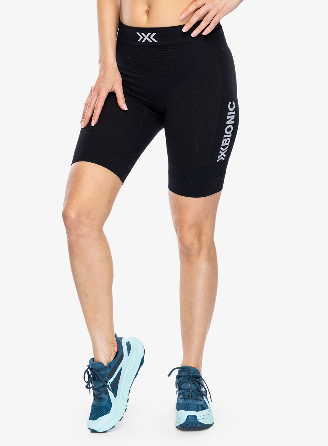 Шорти жіночі X-Bionic Invent 4.0 Running Shorts - opal black/arctic white