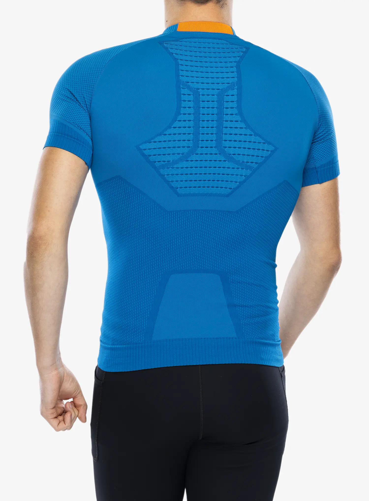 Футболка X-Bionic Invent 4.0 Run Speed - teal blue/kurkuma orange