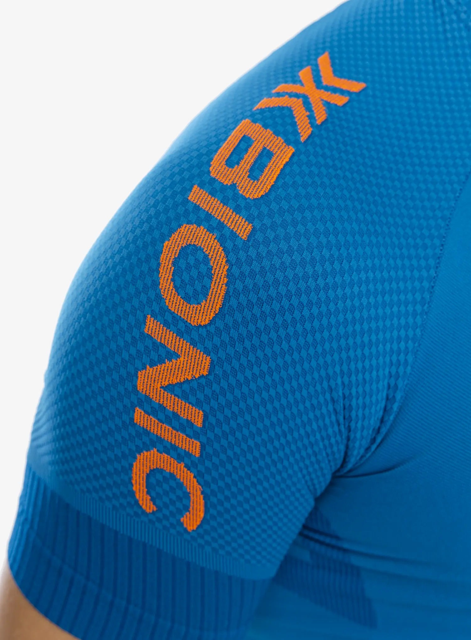 Футболка X-Bionic Invent 4.0 Run Speed - teal blue/kurkuma orange