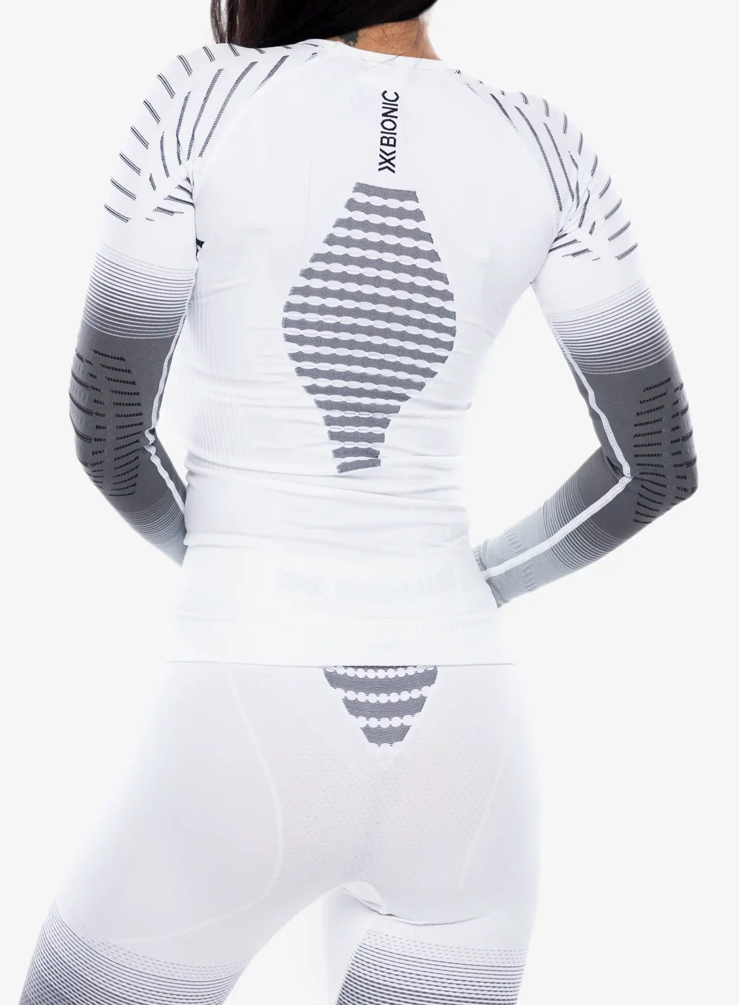 Термокофта жіноча X-Bionic Invent Fx Shirt LS - x white/grey/light grey