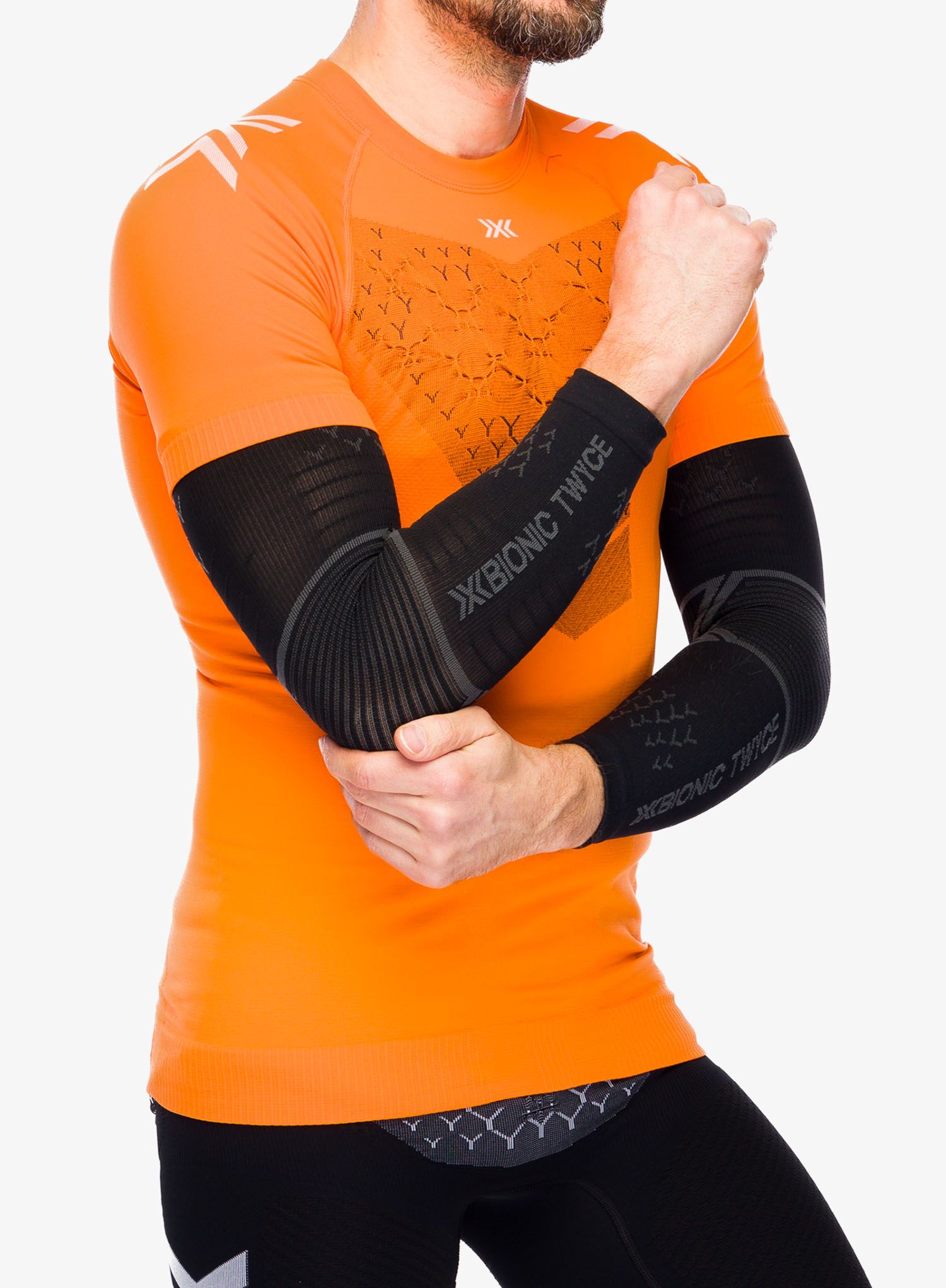 Нарукавники компресійні X-Bionic Twyce Armsleeve - black/charcoal
