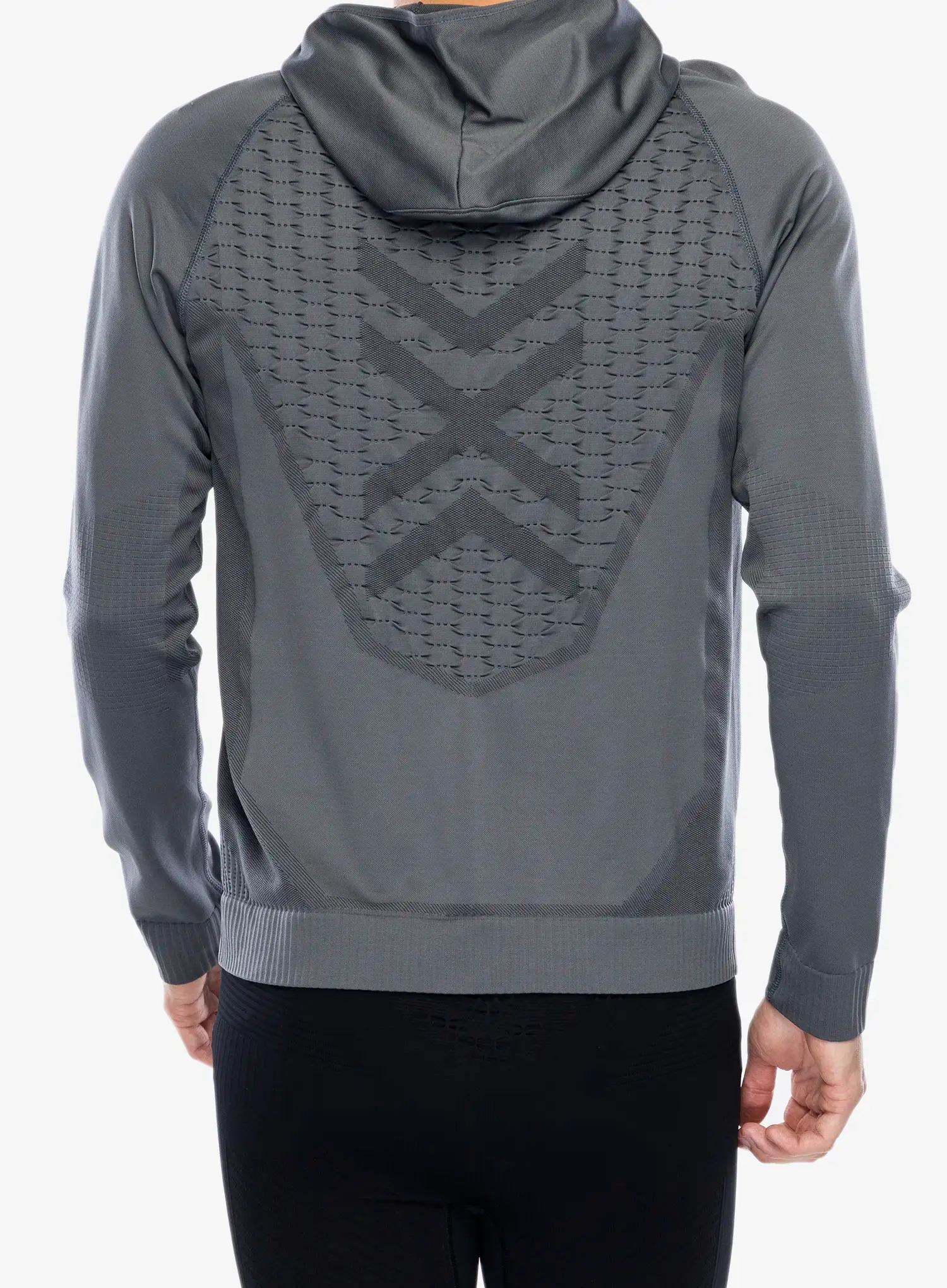 Кофта з каптуром X-Bionic X-Ential Hoody LS - rhino grey