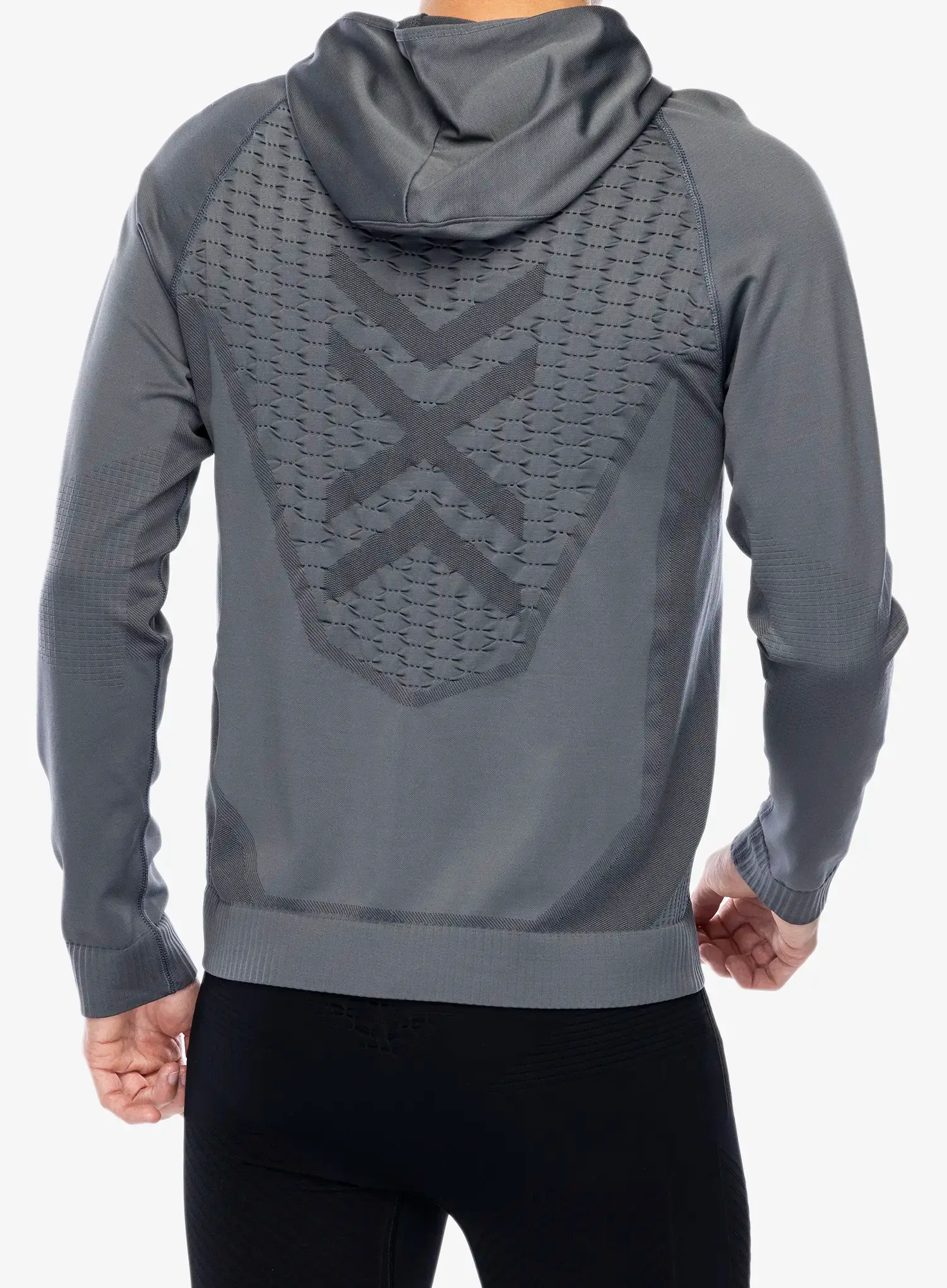 Кофта з каптуром X-Bionic X-Ential Hoody LS - rhino grey