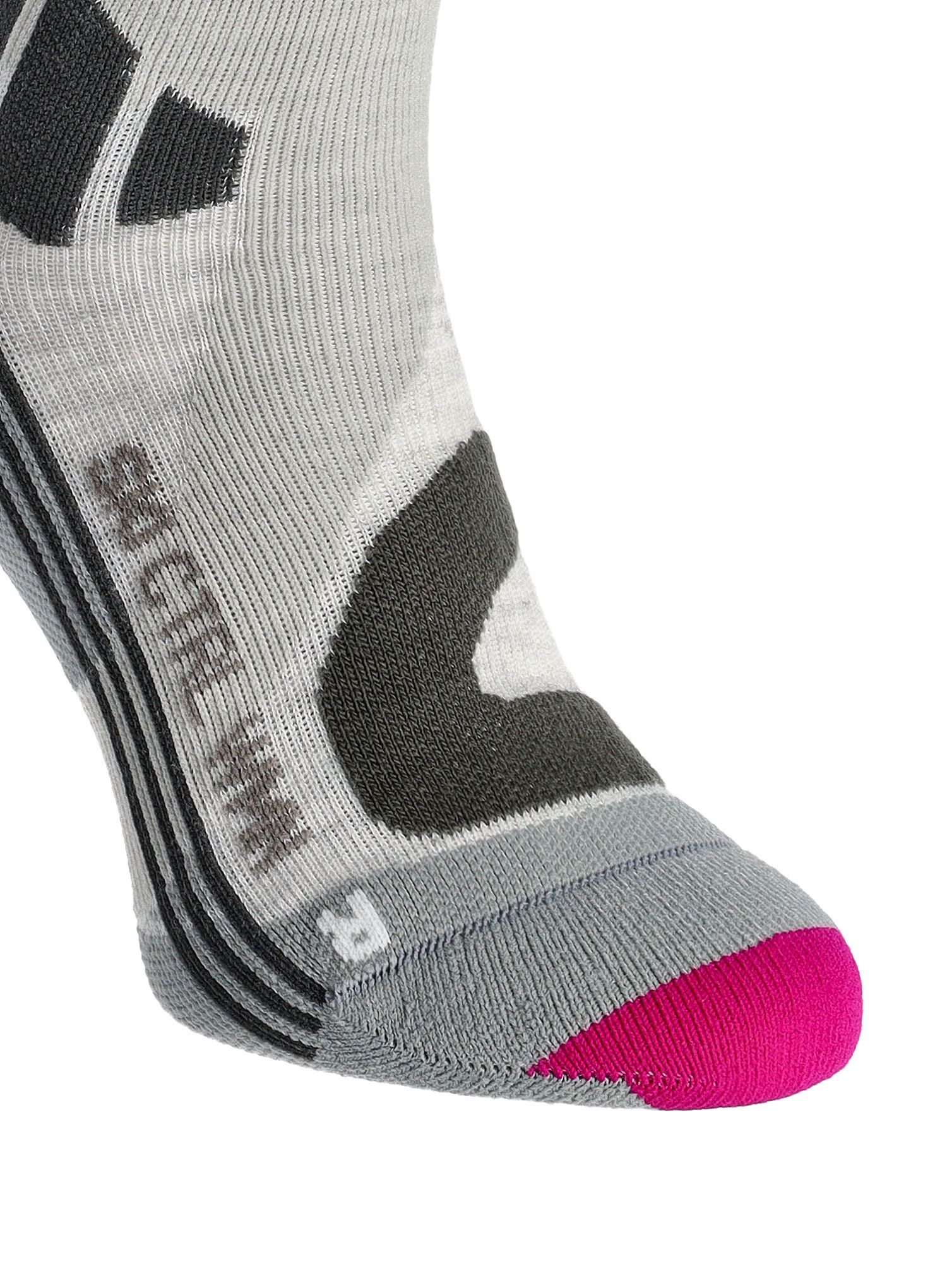 Шкарпетки лижні жіночі X-Socks Ski Control 4.0 - grey melange/charcoal
