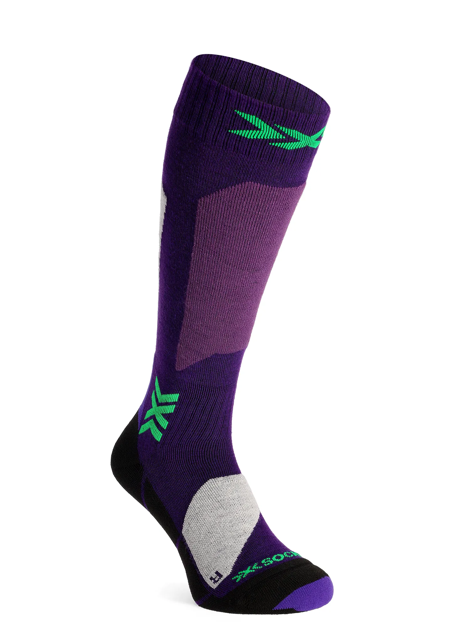 Шкарпетки лижні X-Socks Ski Discover OTC - deep purple/light sand