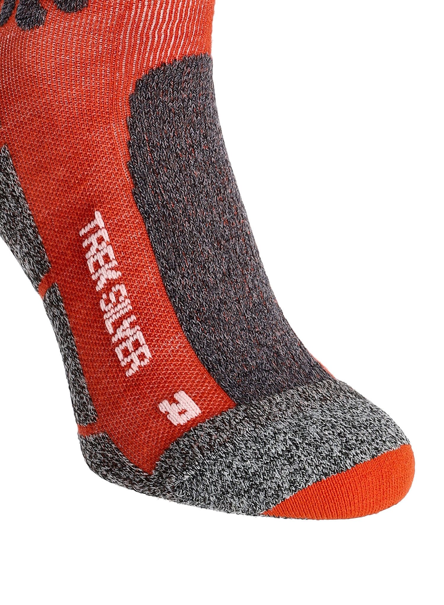 Шкарпетки трекінгові X-Socks Trek Silver - crimson red/dolomite grey