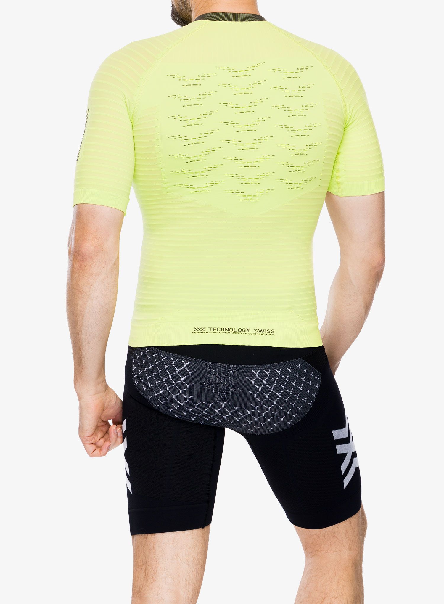 Футболка для бігу X-bionic Effektor 4D Running Shirt SH SL - effektor green/opal black