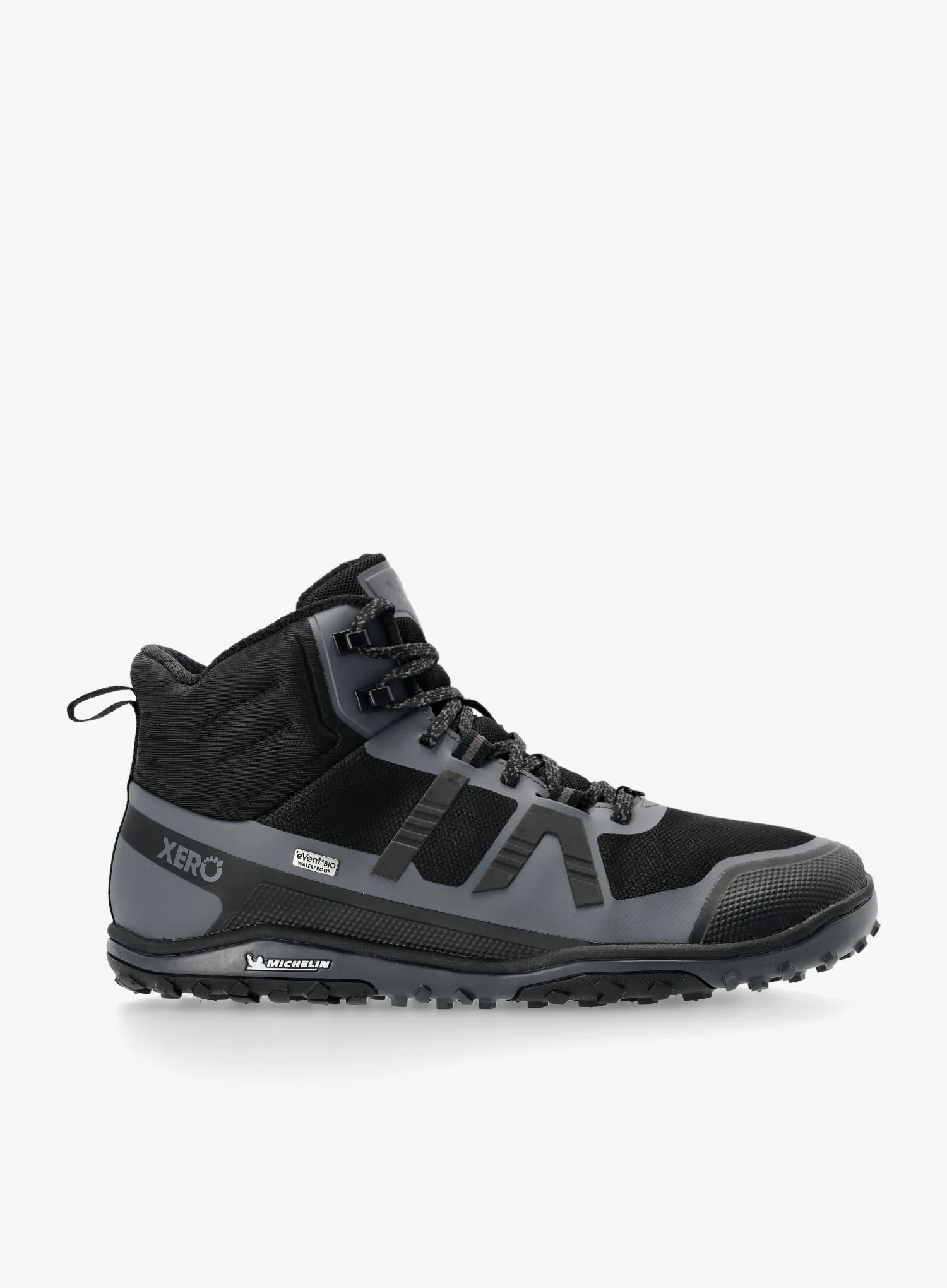 Черевики туристичні Xero Shoes Scrambler Mid II WP - black/asphalt