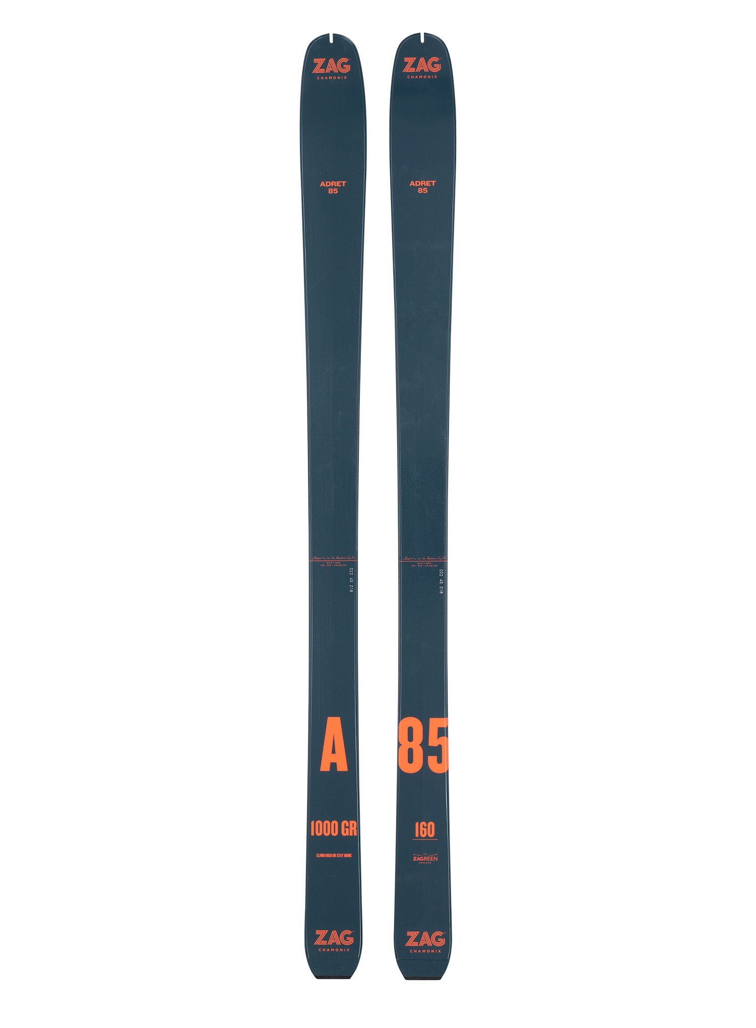 Набір скітуринговий ZAG Adret 85 Lady - grey/orange