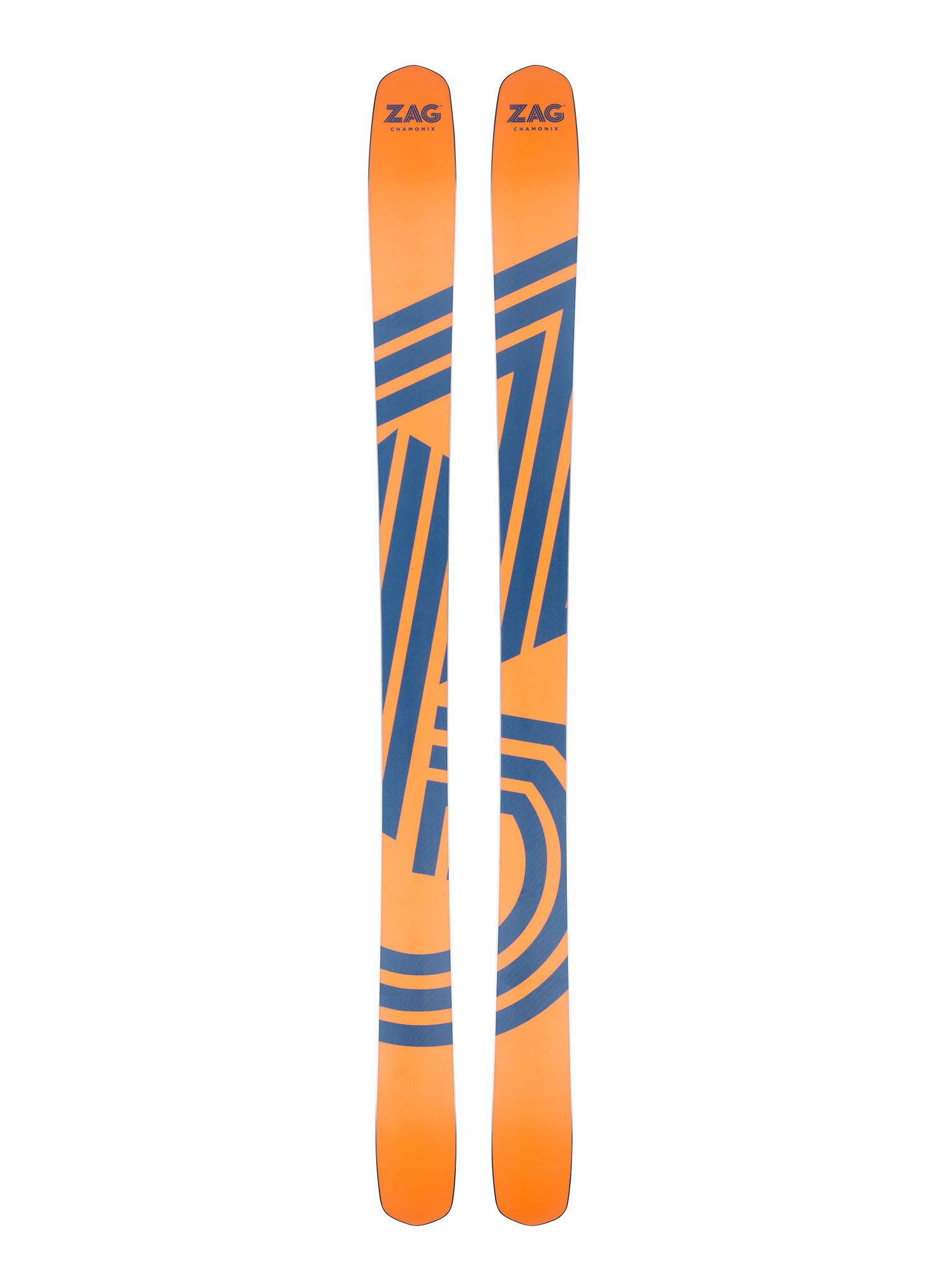 Лижі скітурингові ZAG Slap 104 - dark blue/orange