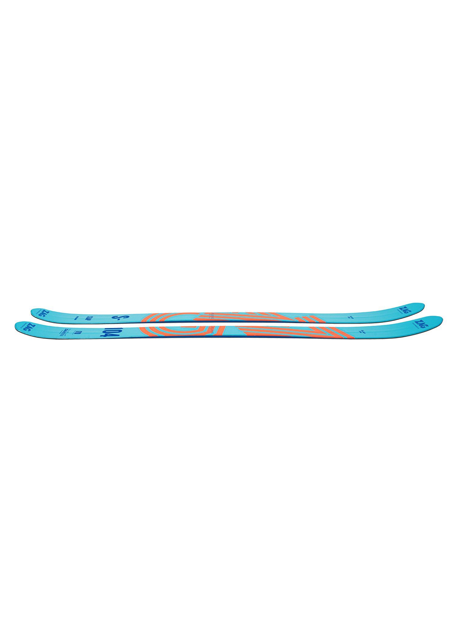 Лижі скітурингові жіночі ZAG Slap 104 Lady - light blue/orange