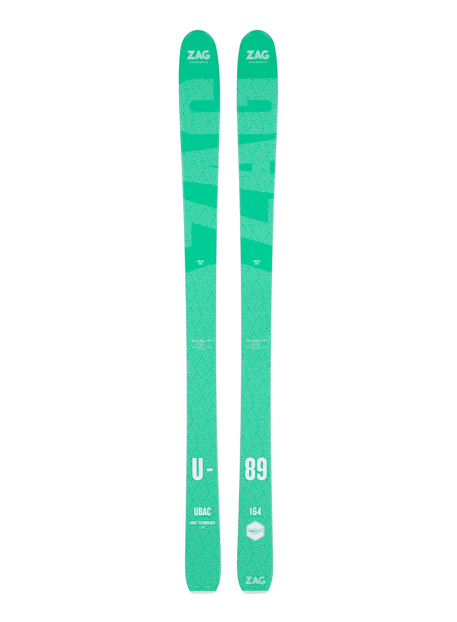 Набір скітуринговий ZAG Ubac 89 Lady - green/white