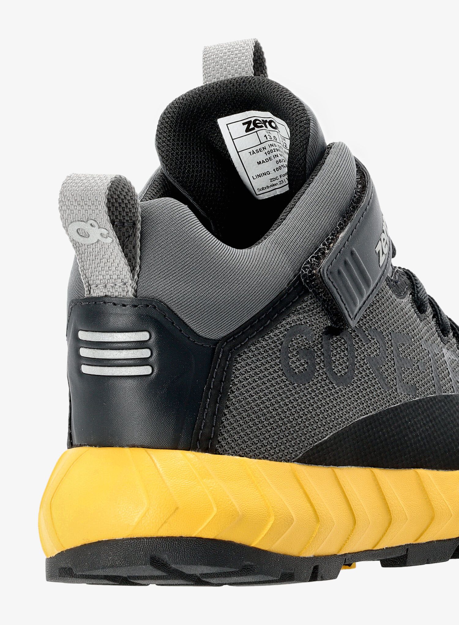 Черевики дитячі ZeroC TASEN GTX INS JNR - grey/yellow