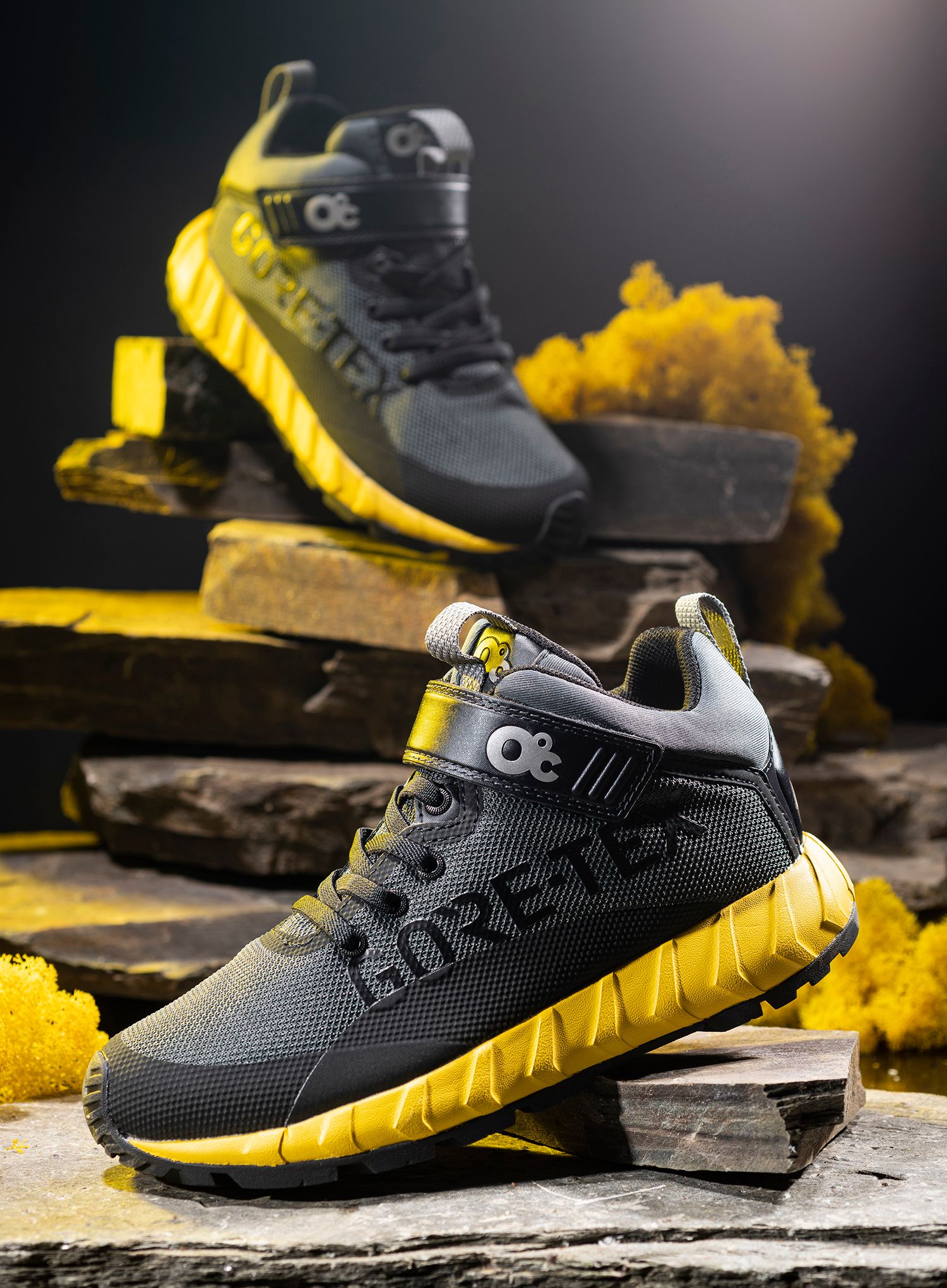 Черевики дитячі ZeroC TASEN GTX INS JNR - grey/yellow