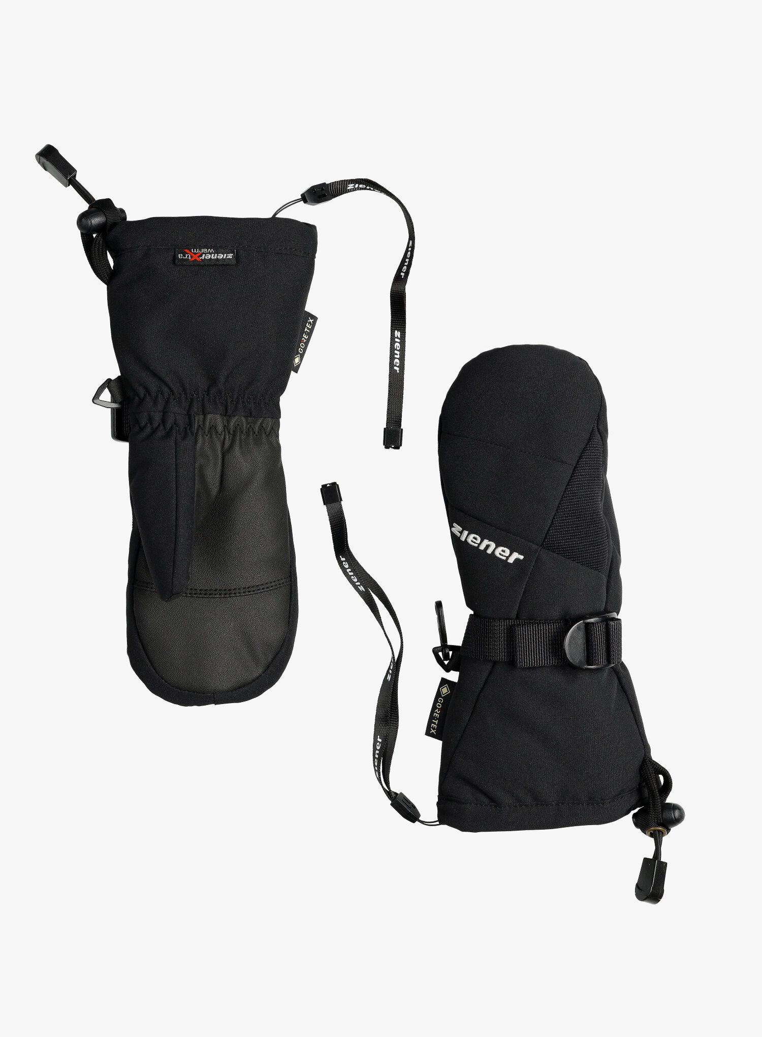 Рукавички дитячі Ziener Lanic GTX + Gore Plus Warm Mitten Junior - black