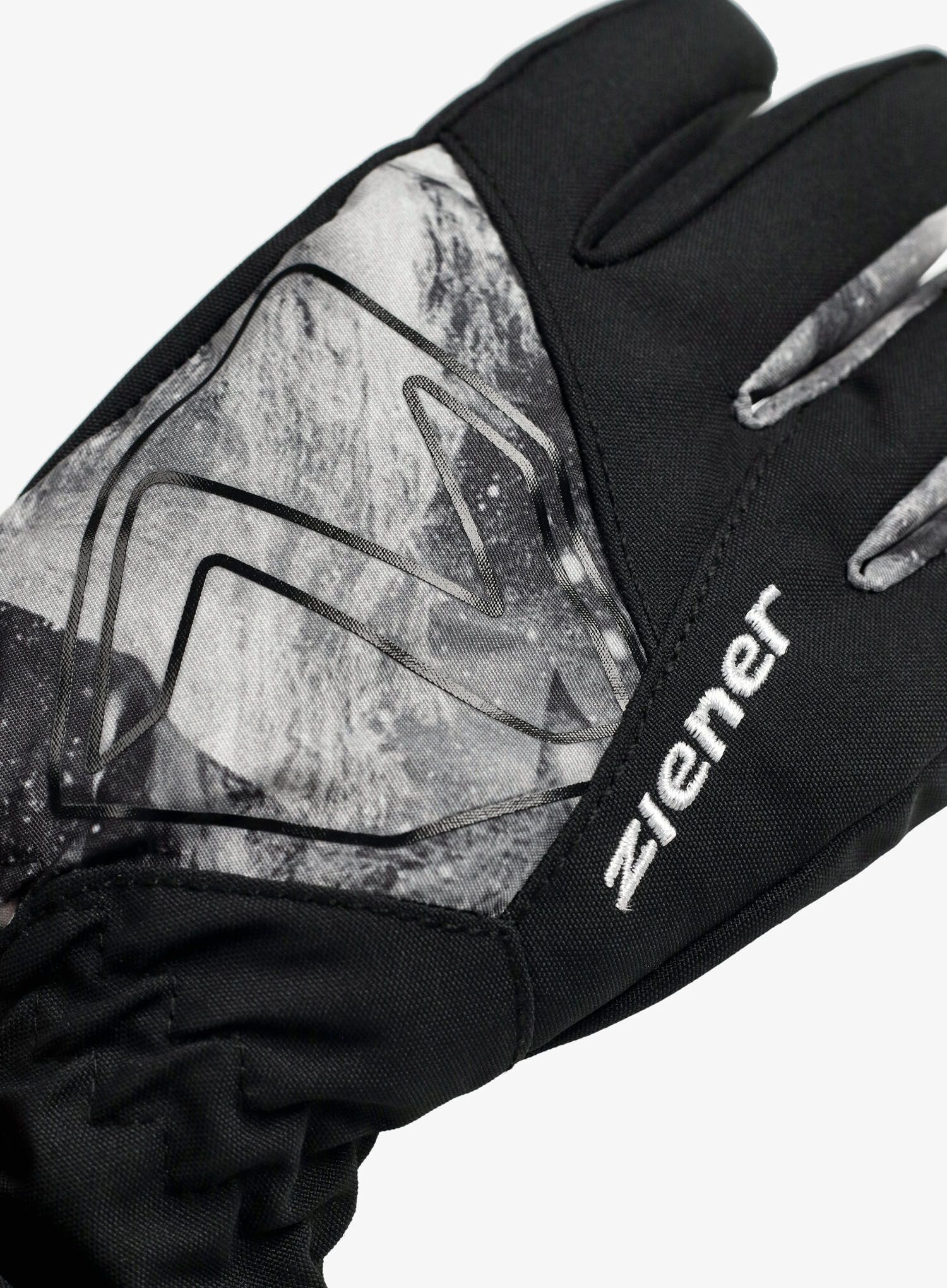 Рукавички дитячі Ziener Laval AS AW Junior - black green mountain print