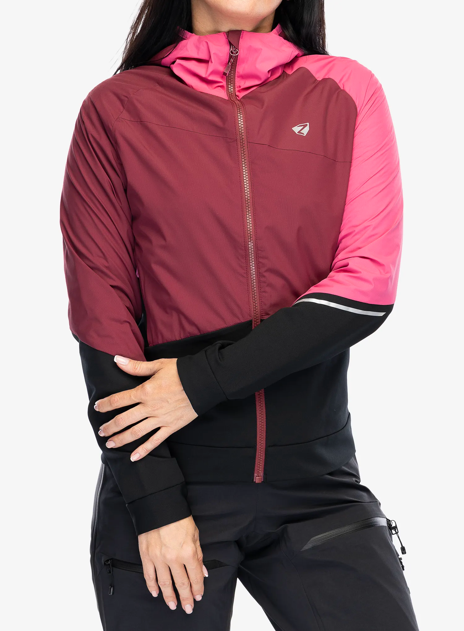 Куртка softshell жіноча Ziener Nakima - black/berry