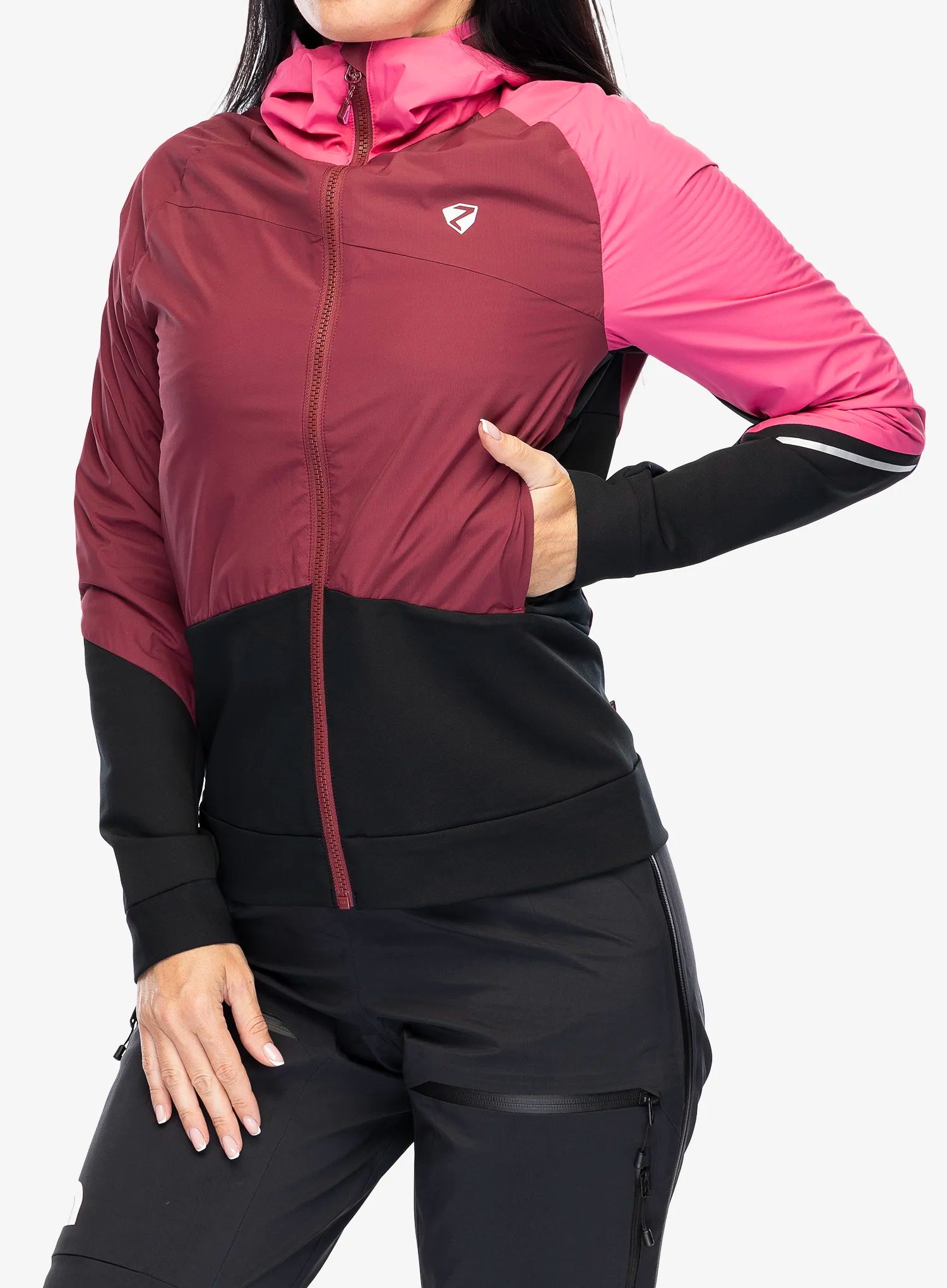 Куртка softshell жіноча Ziener Nakima - black/berry