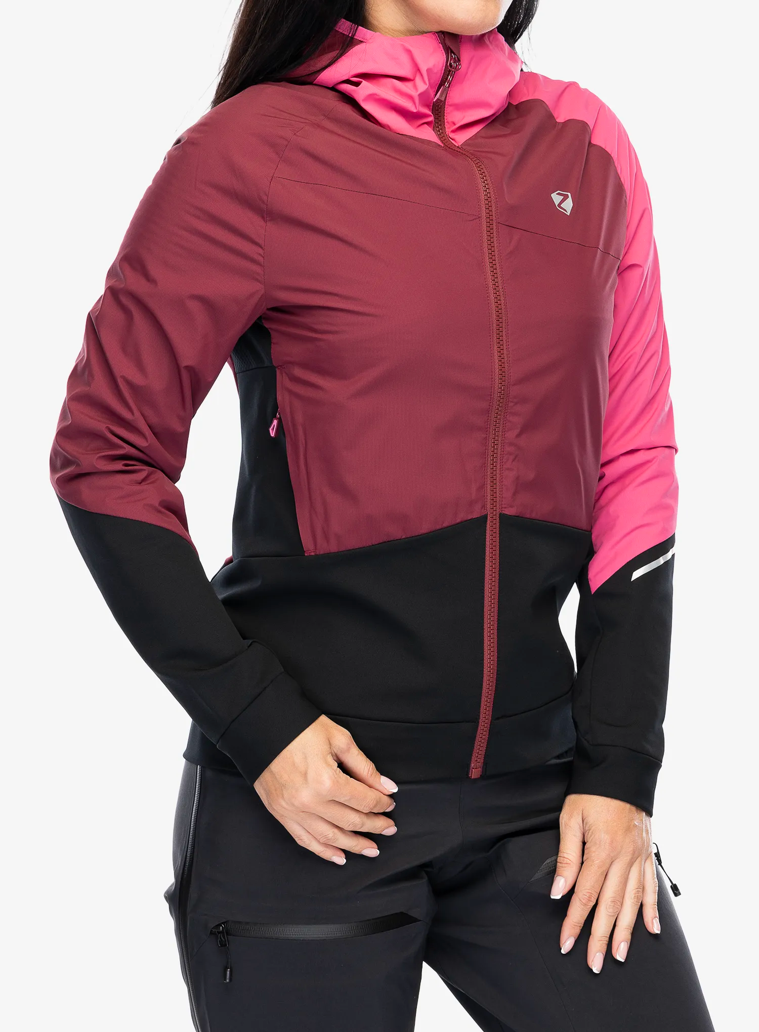 Куртка softshell жіноча Ziener Nakima - black/berry