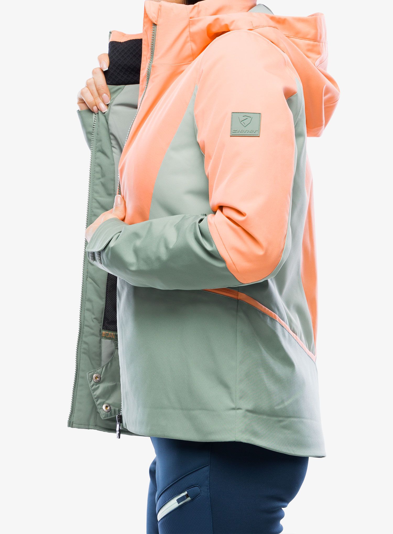 Куртка лижна жіноча Ziener Taimi - vibrant peach