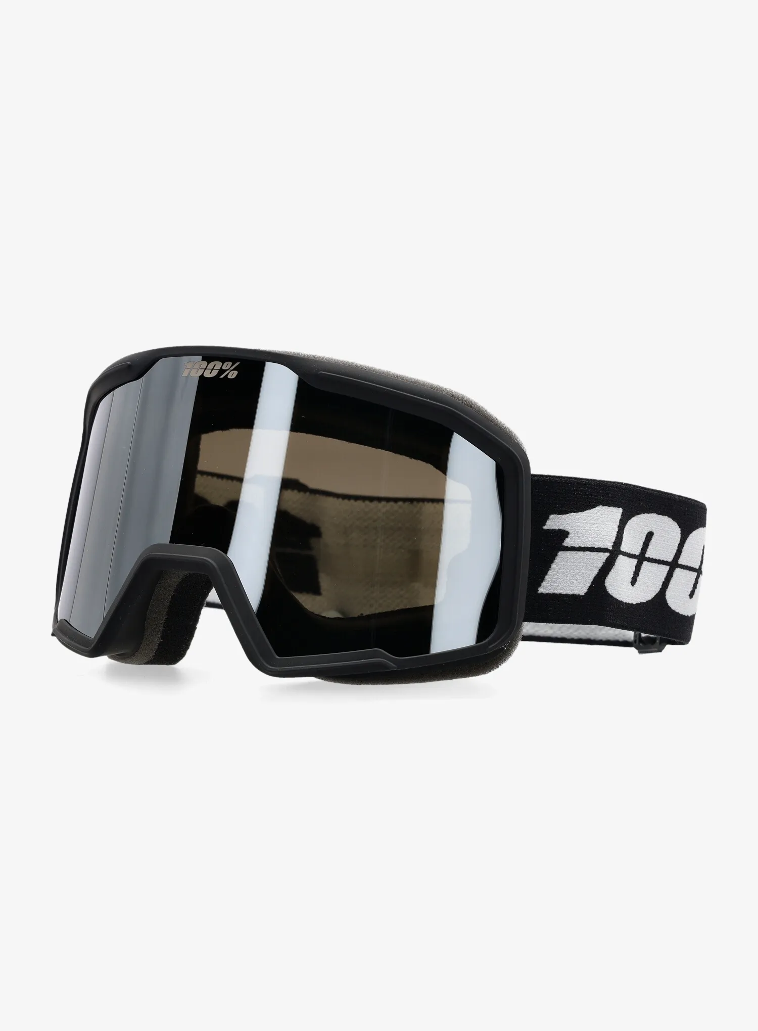 Окуляри лижні 100% Valnor - black/mirror silver lens