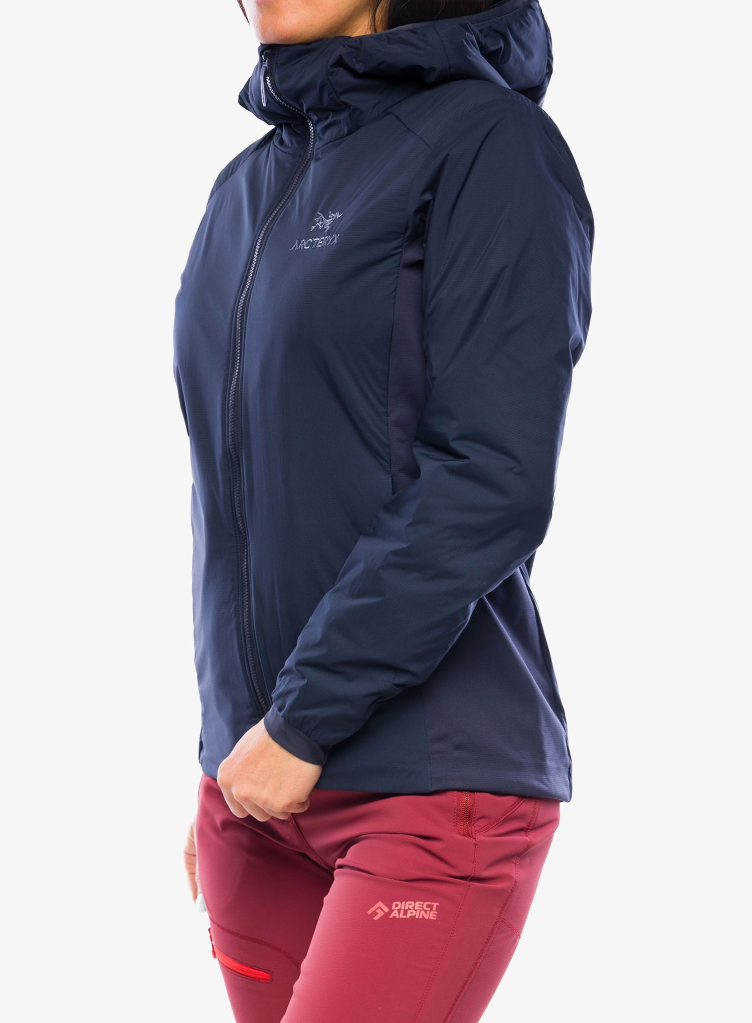 Куртка утеплена жіноча Arcteryx Atom Hoody - black sapphire