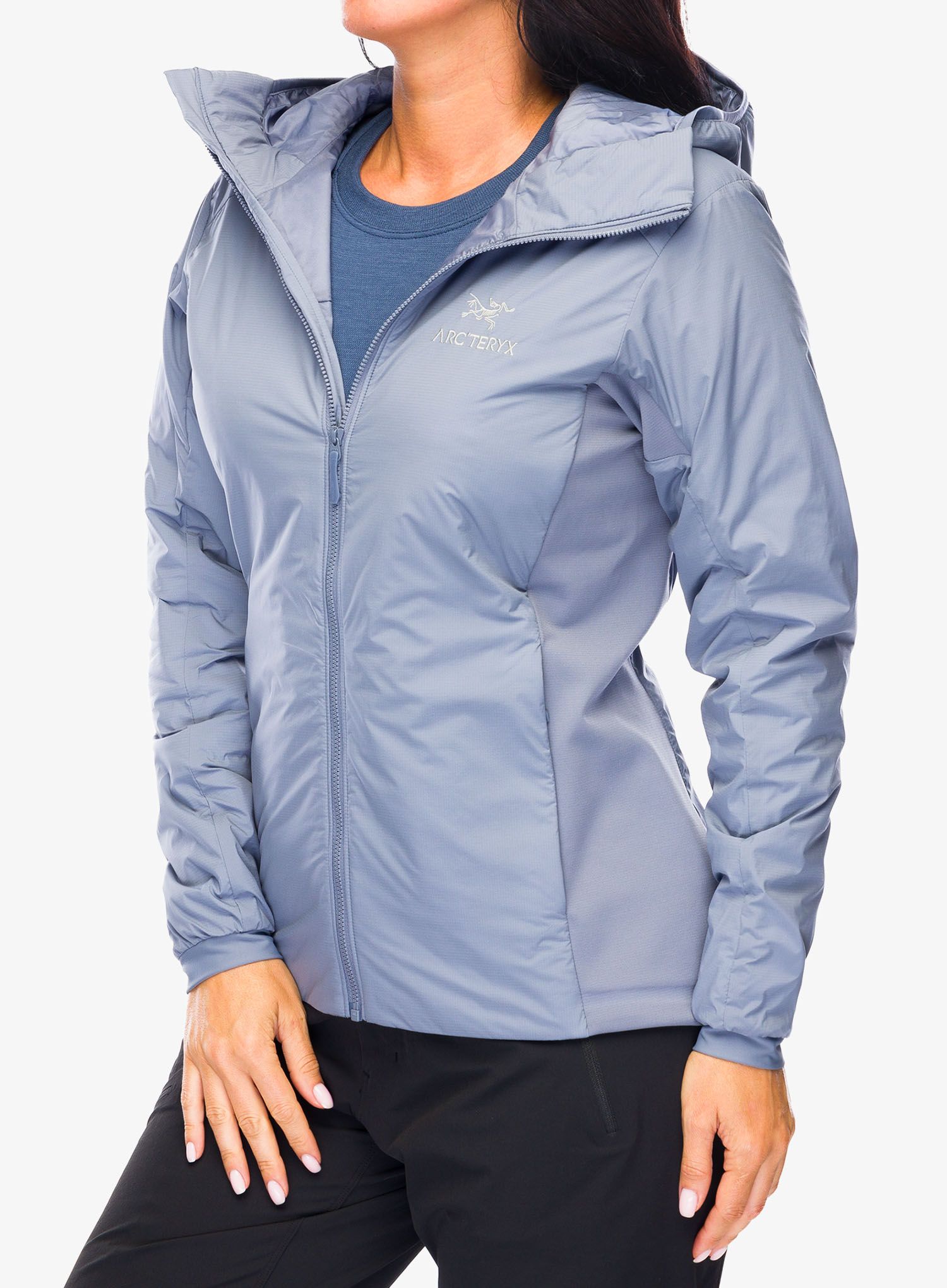 Куртка утеплена жіноча Arcteryx Atom Hoody - stratus