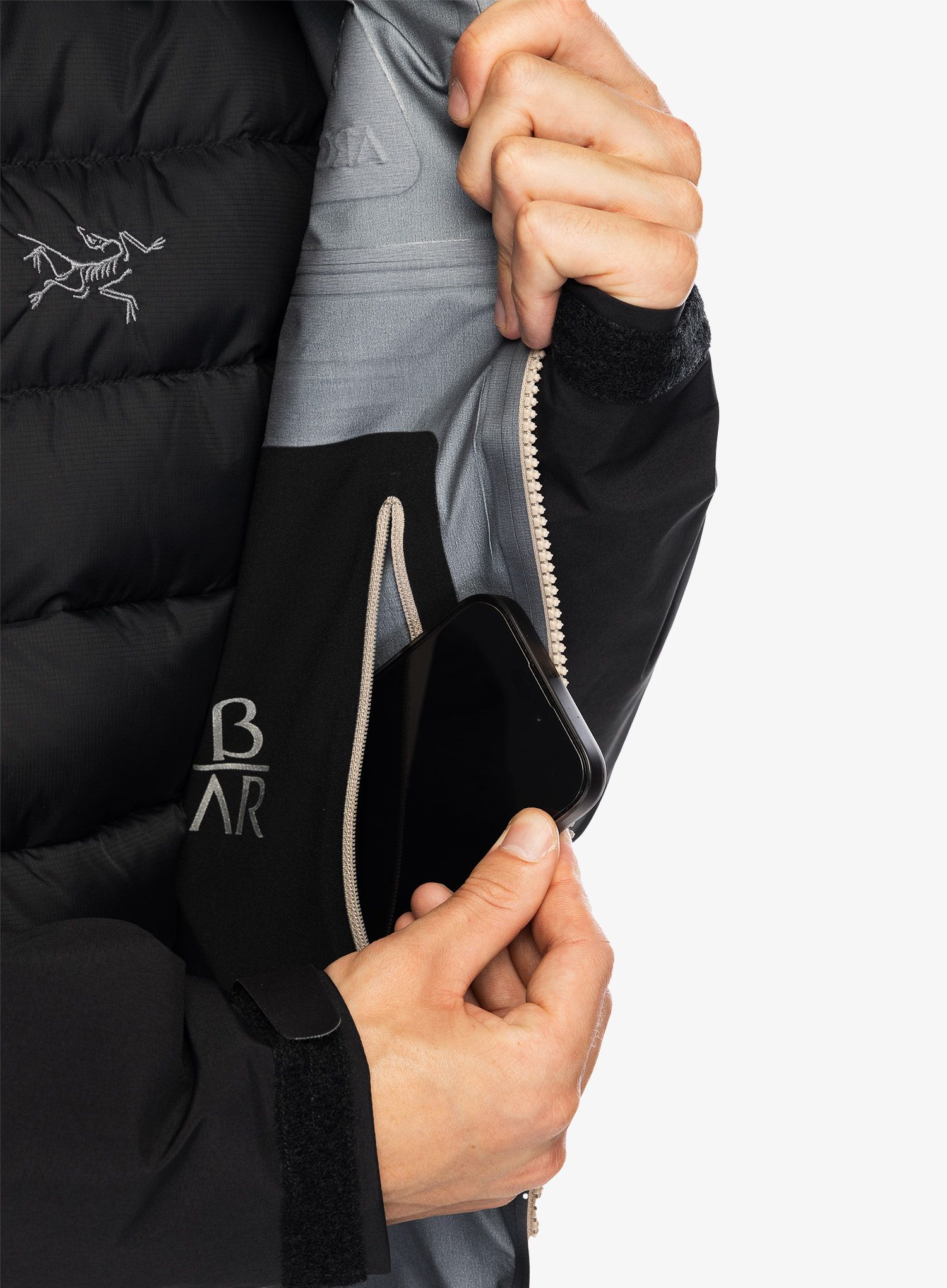Куртка дощовик Arcteryx Beta AR Jacket - black/rune