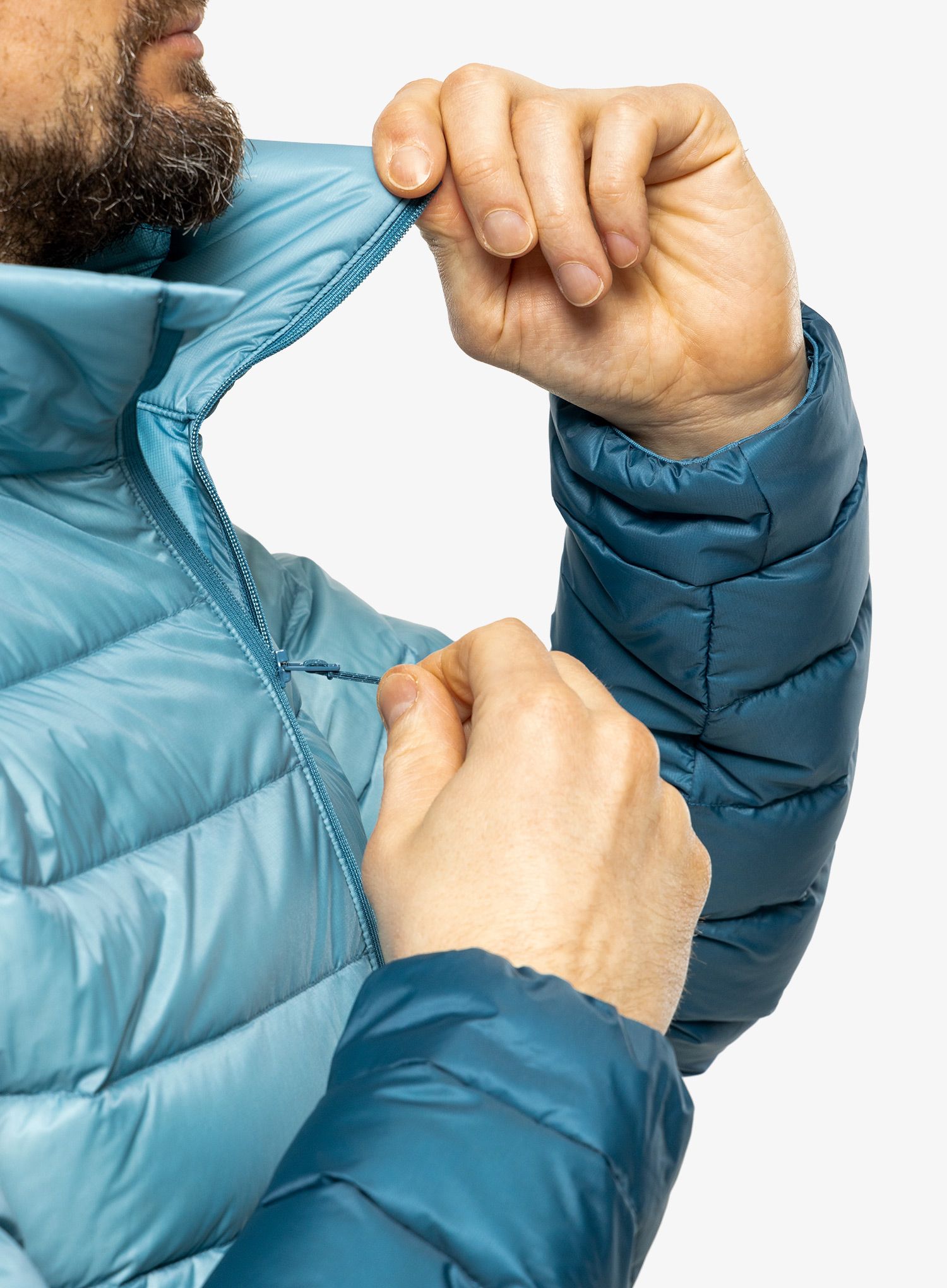 Пуховик Arcteryx Cerium Hoody - serene/solace