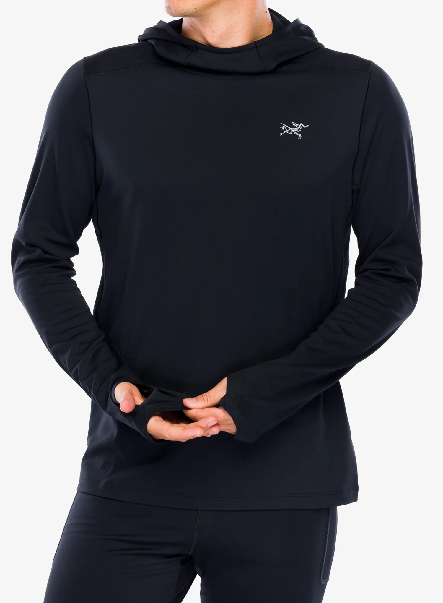 Кофта для бігу Arcteryx Cormac Heavyweight Hoody - black