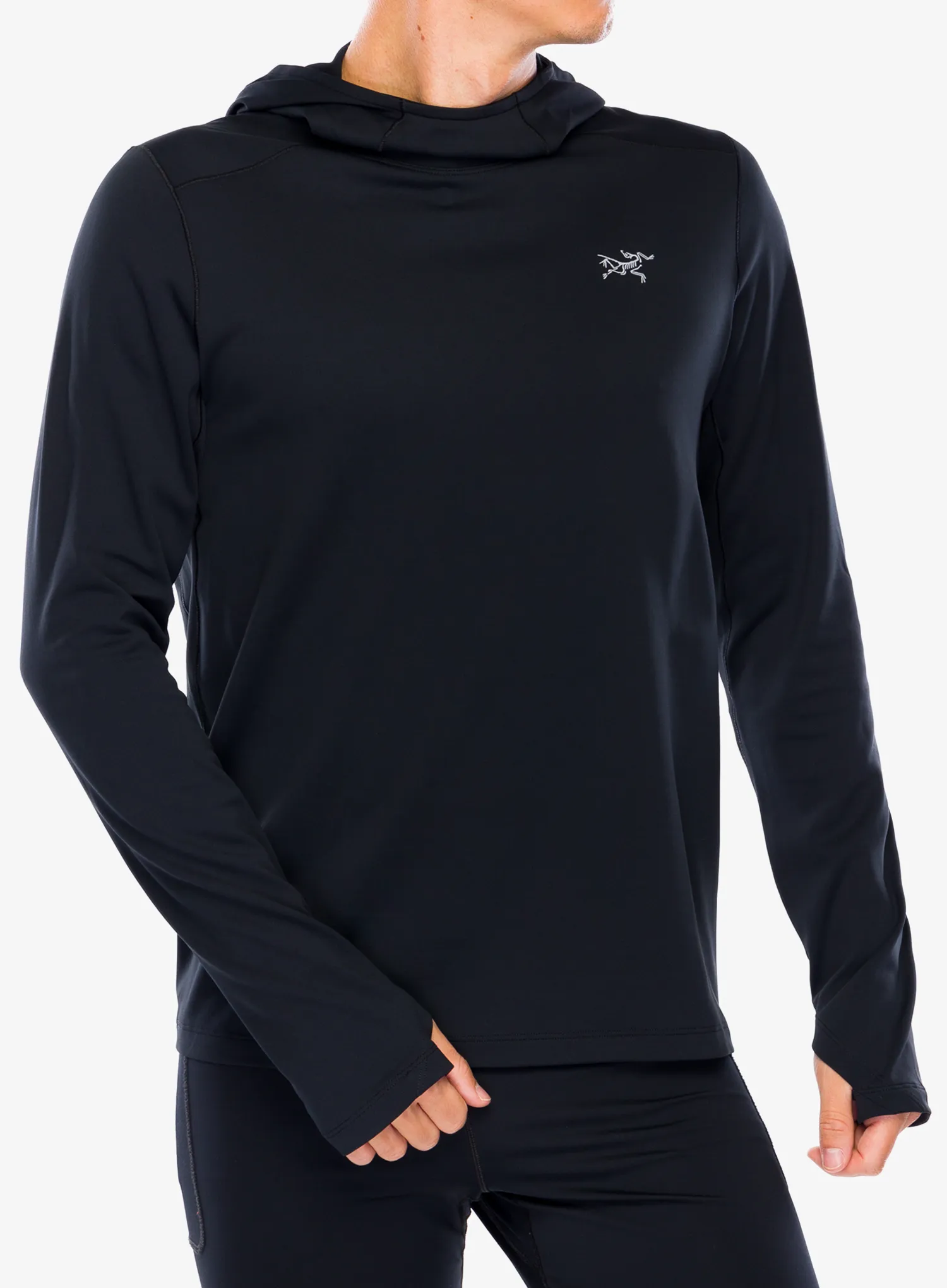 Кофта для бігу Arcteryx Cormac Heavyweight Hoody - black