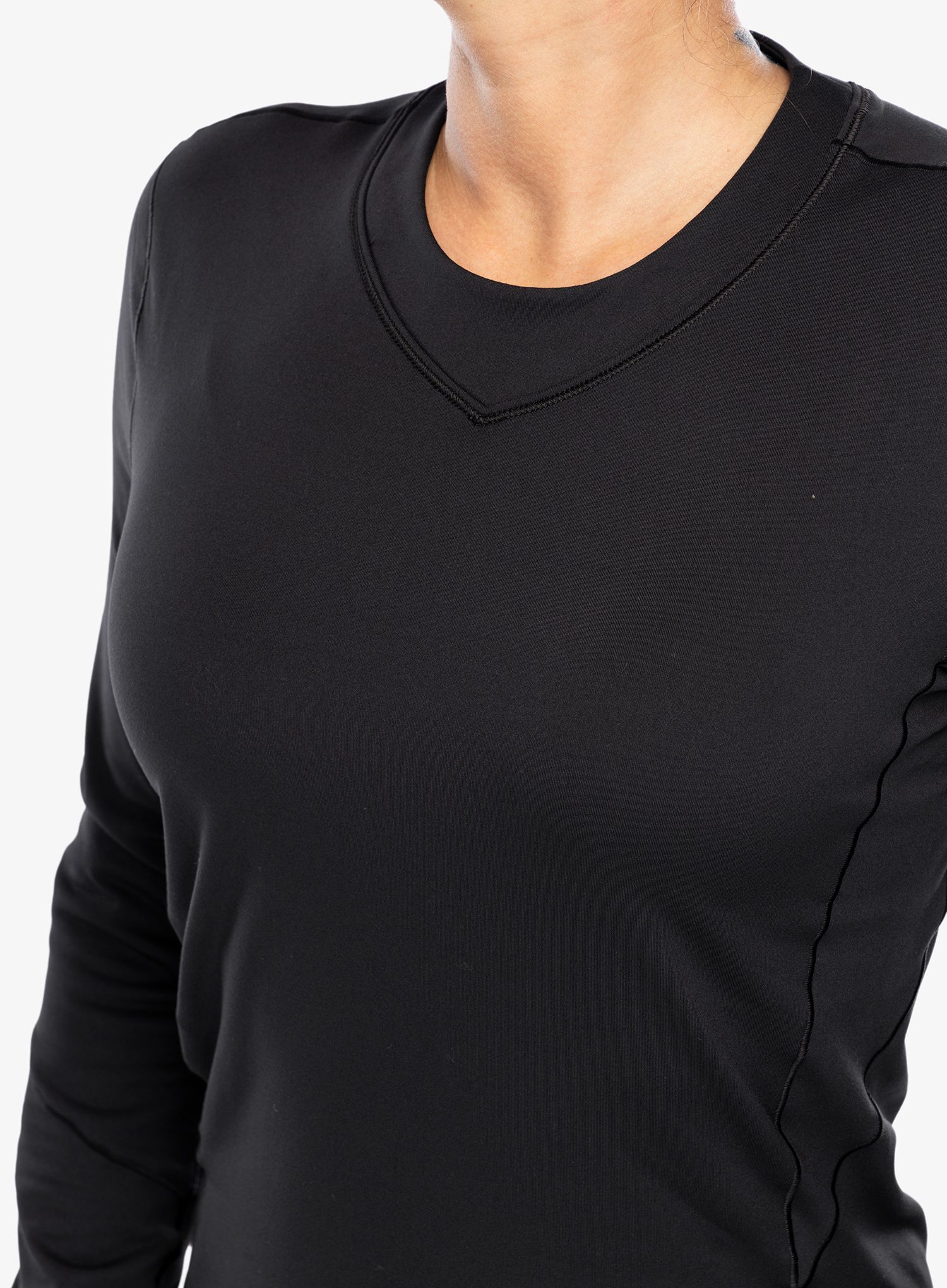 Термокофта жіноча Arcteryx Rho Crew Neck LS - black