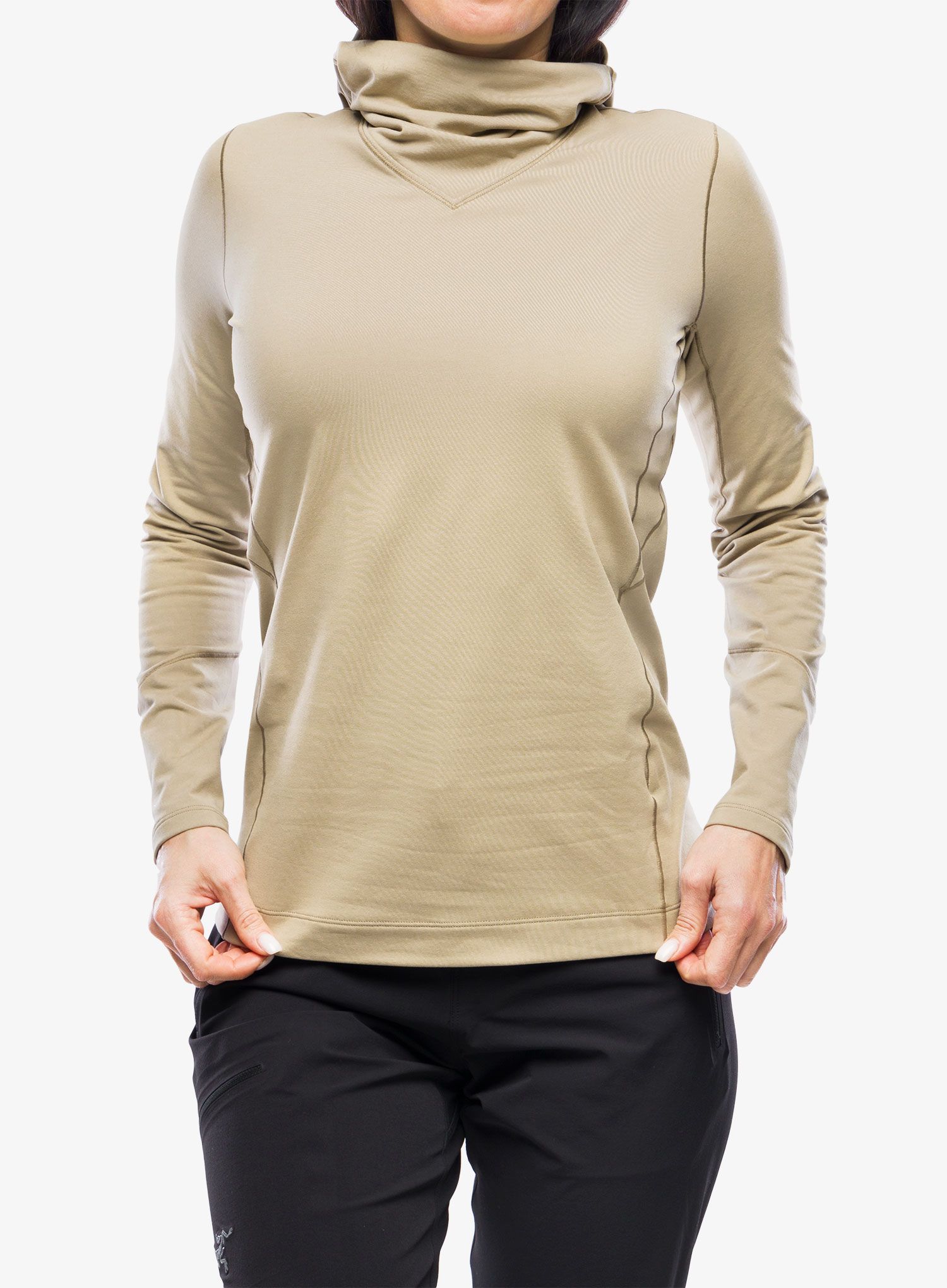 Термокофта жіноча Arcteryx Rho Hoody - smoke bluff