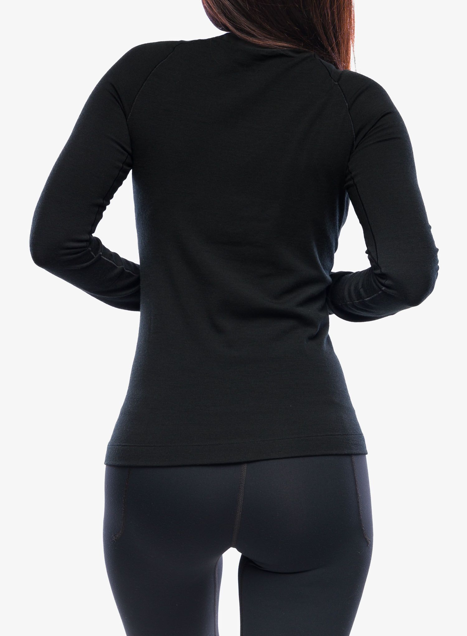 Термокофта жіноча Arcteryx Rho Merino Wool LS Crew - black