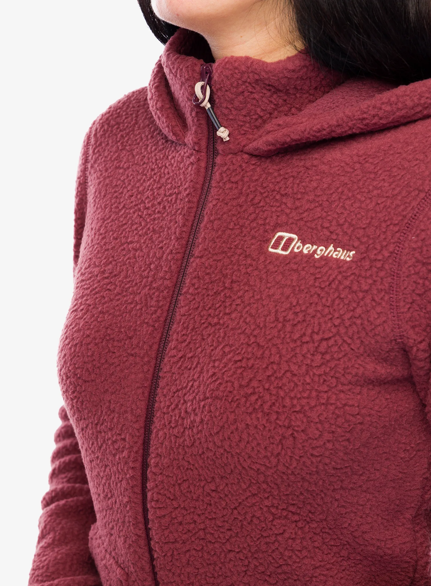 Фліска жіноча Berghaus Darria FZ Hooded Jacket - garnet