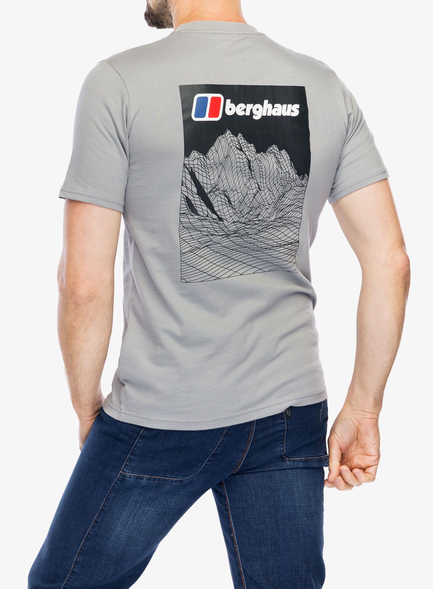 Футболка бавовняна Berghaus Mtn Lineation SS Tee - monument